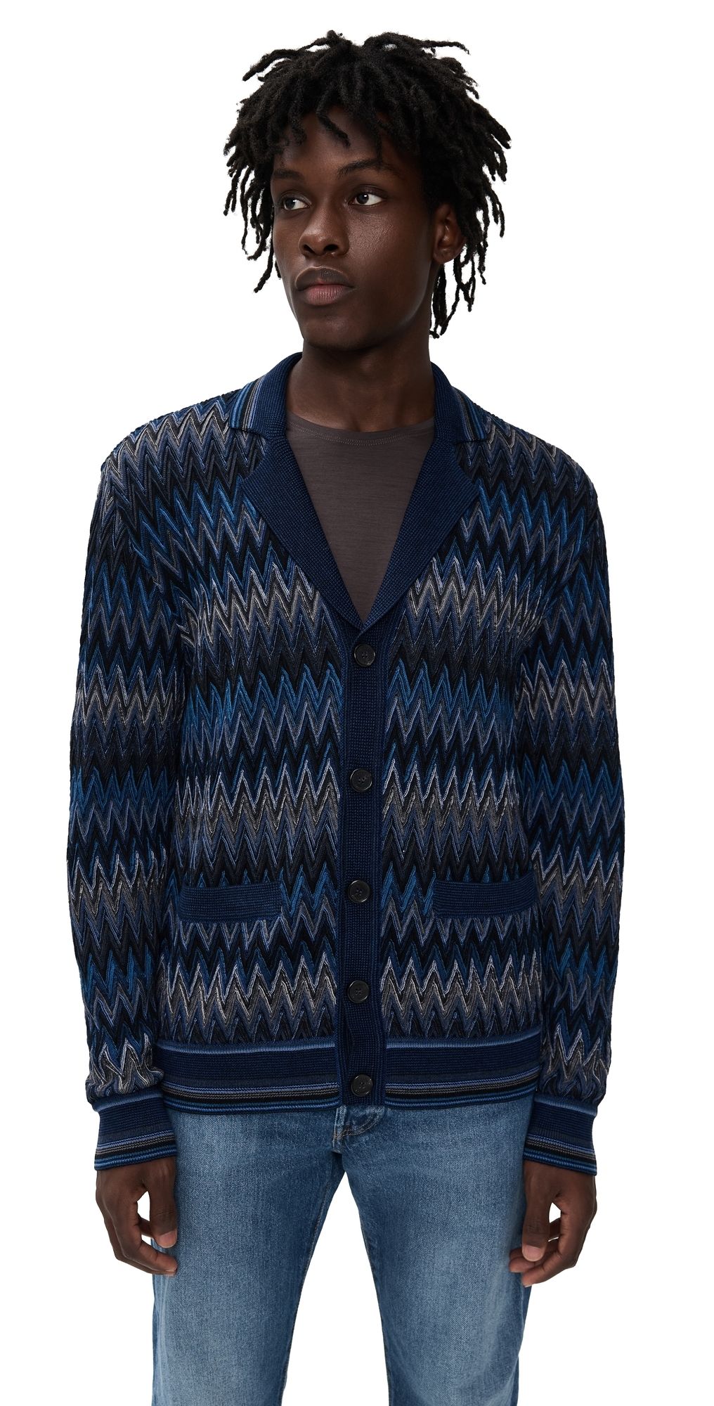 Missoni Cardigan Blue & Green Tones 48