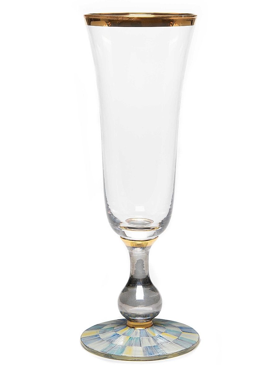 Sterling Check Champagne Flute