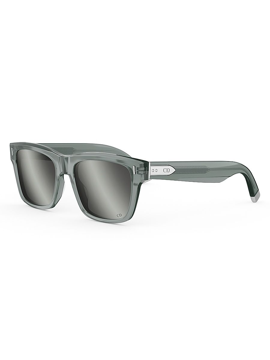 Men's DiorTailoring 54MM Square Sunglasses - Grey