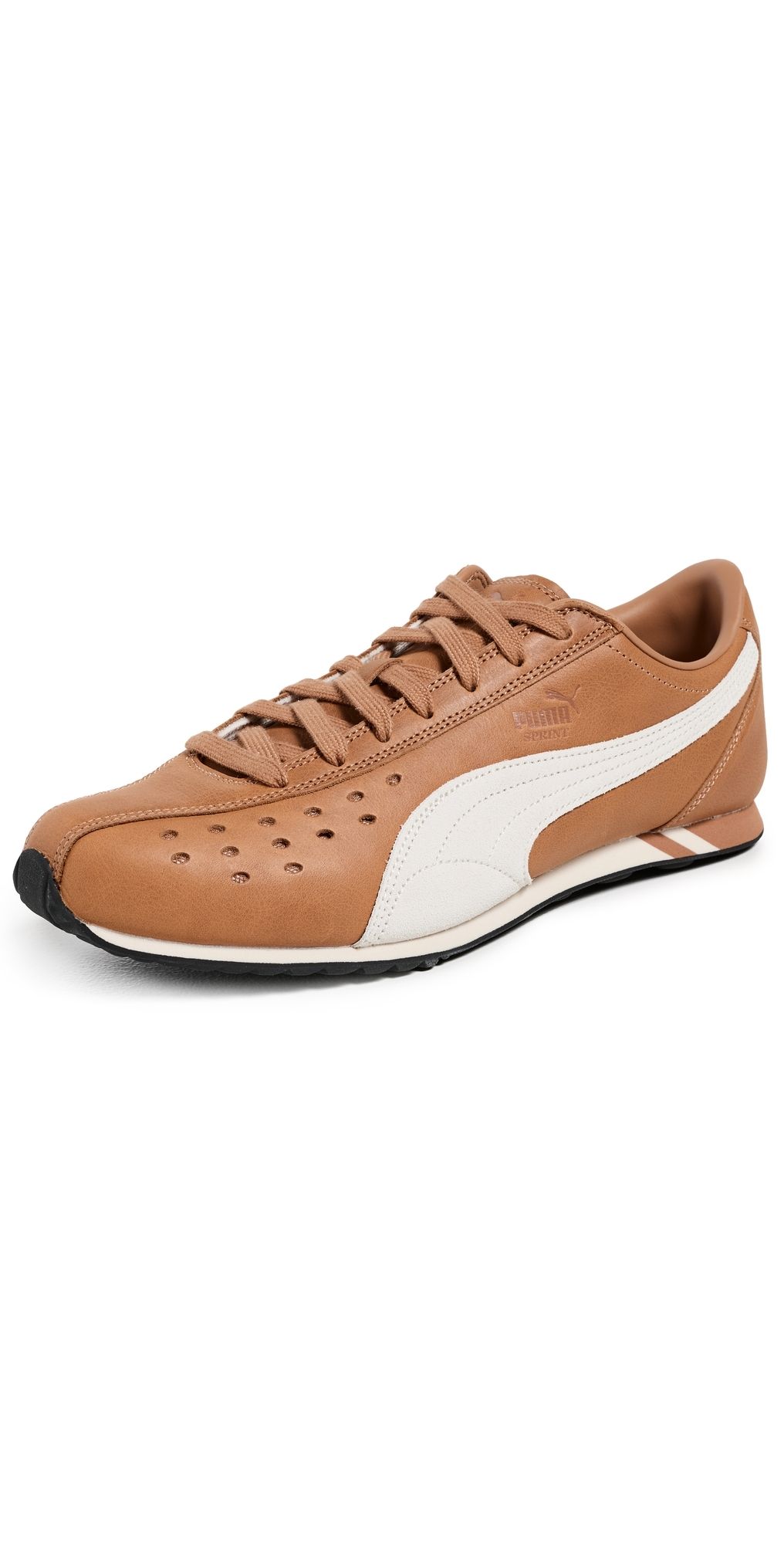 PUMA Sprint Premium Sneakers Caramel Latte/Puma White 12