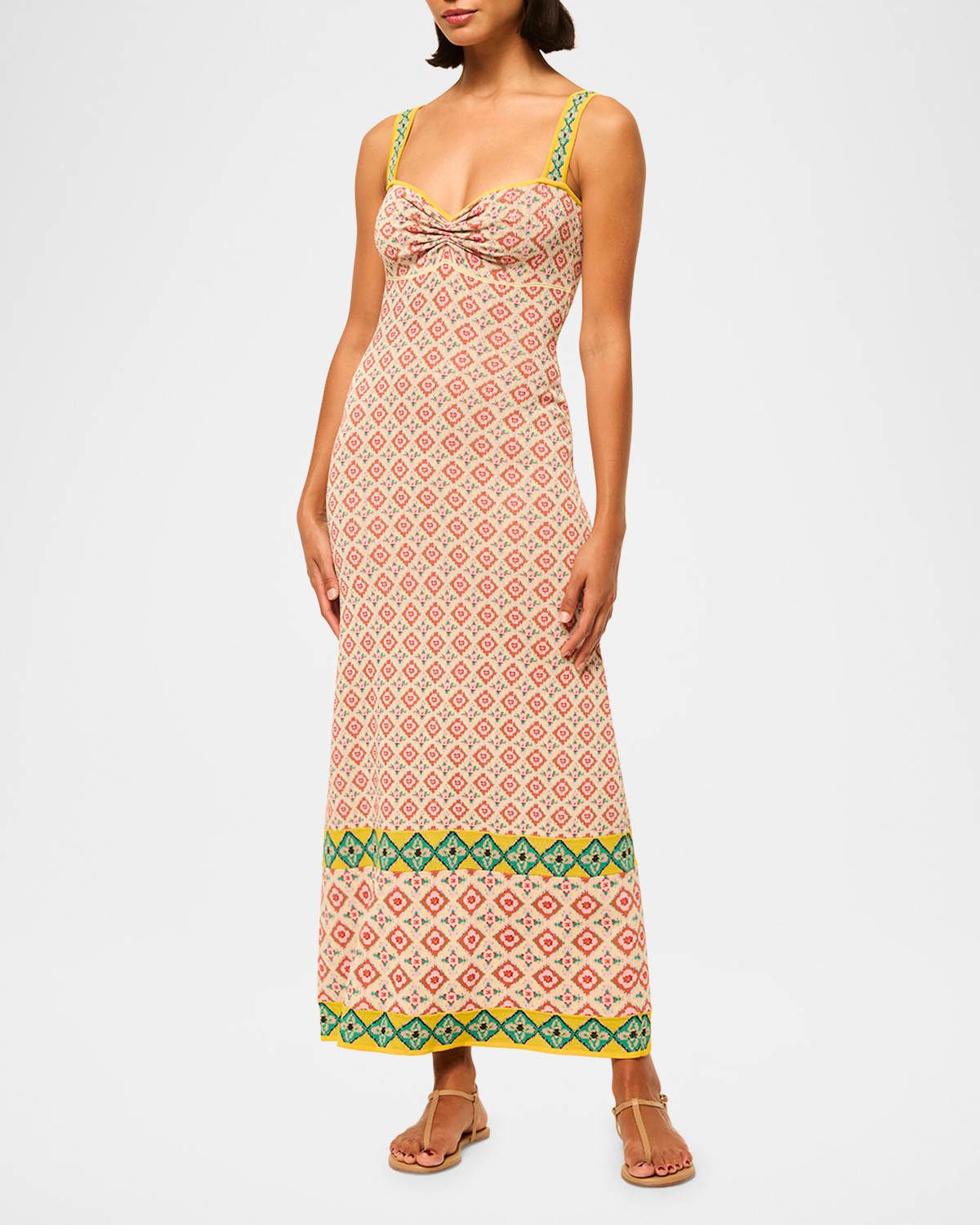 Floral Block Bessie Dress