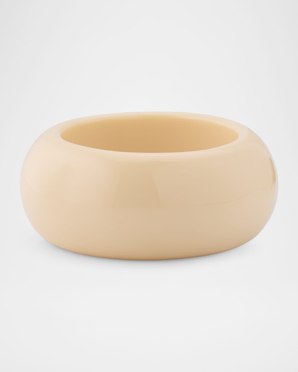 Thick Ivory Resin Bracelet