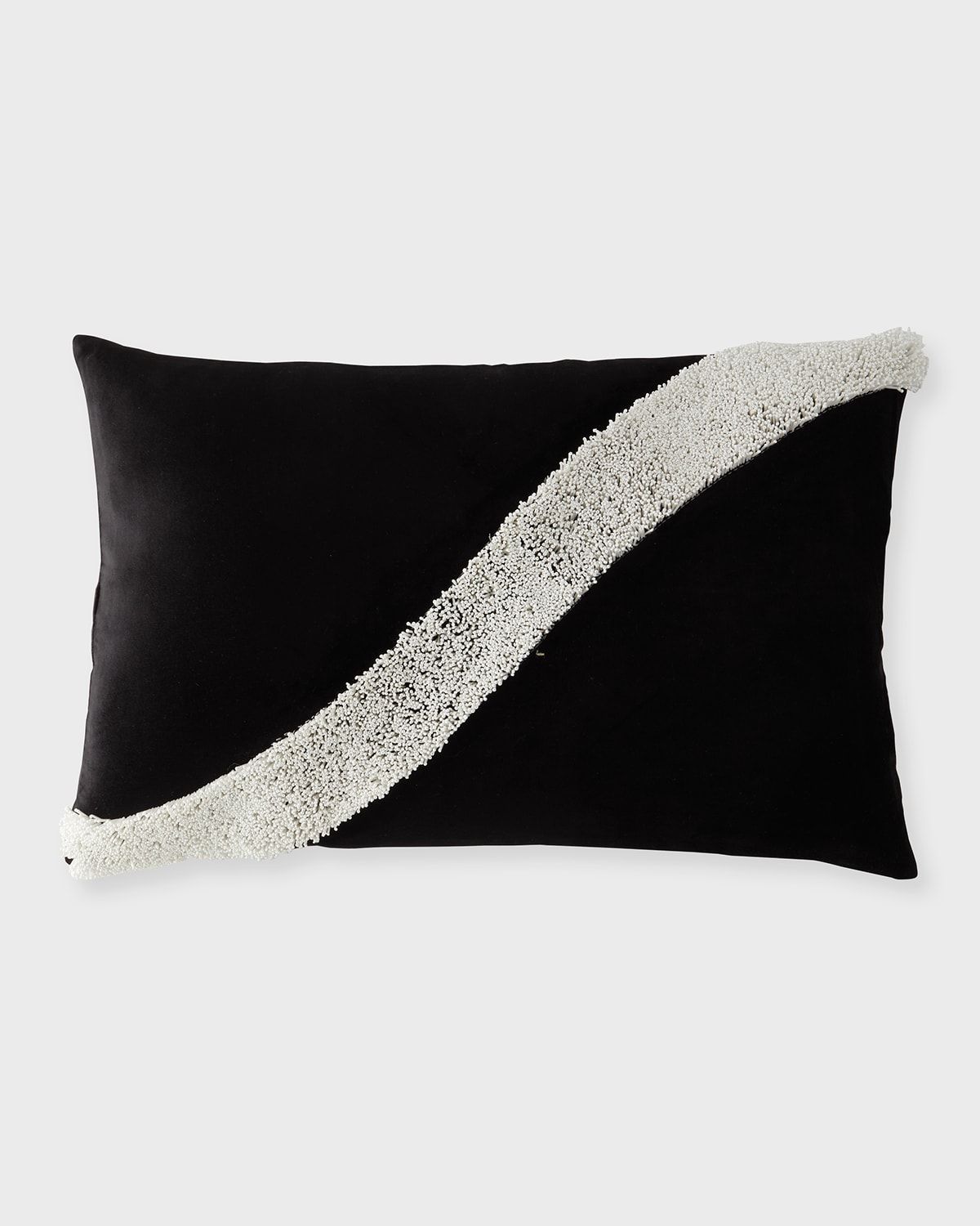 Monte Beaded Wave Decorative Pillow