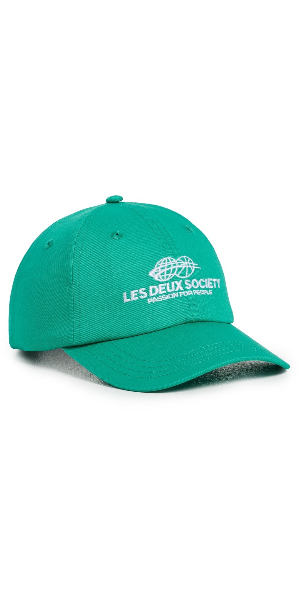 Les Deux Exhibition Dad Cap Green Spruce One Size