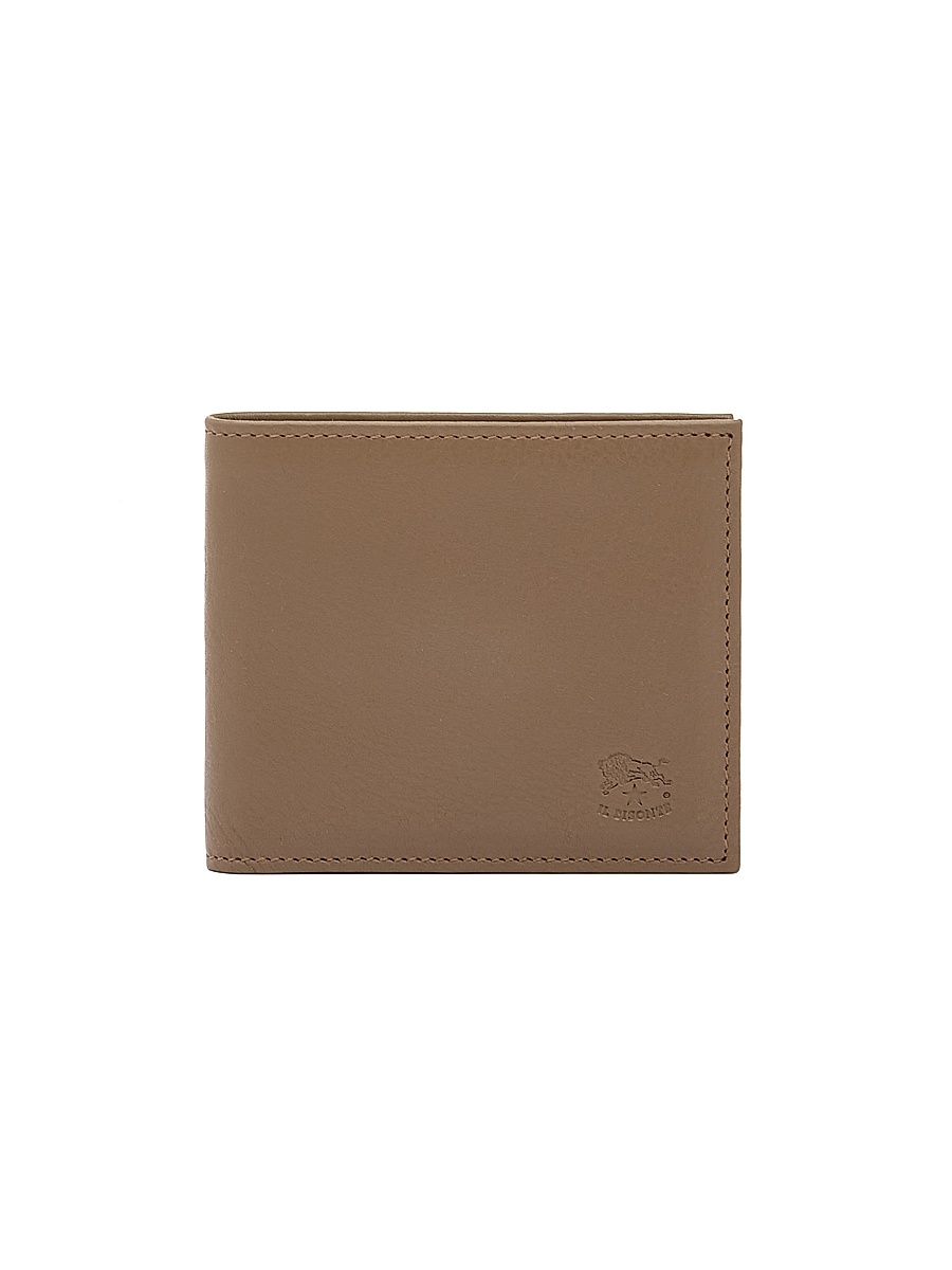 Men's Leather Bifold Wallet - Tortora