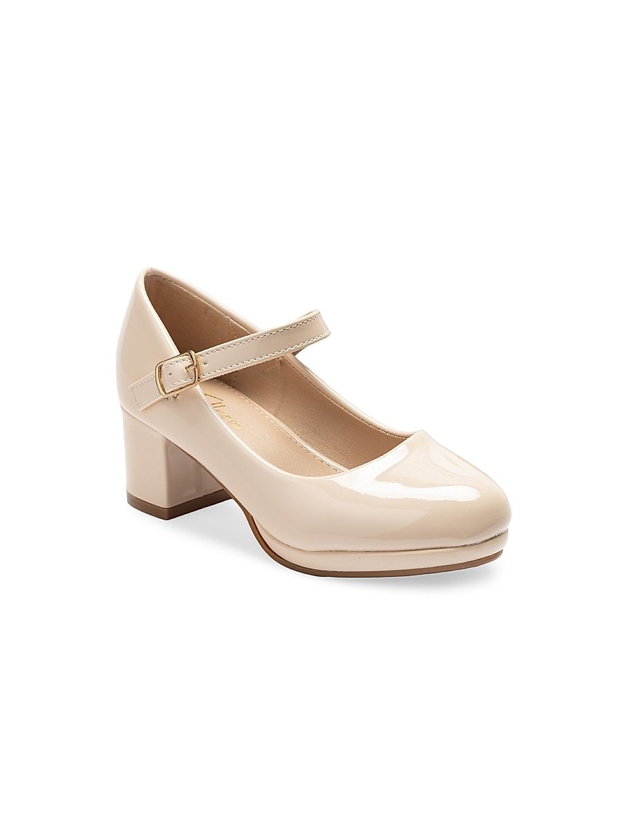 Little Girl's & Girl's Mary Jane Heels - Beige - Size 5 (Child)