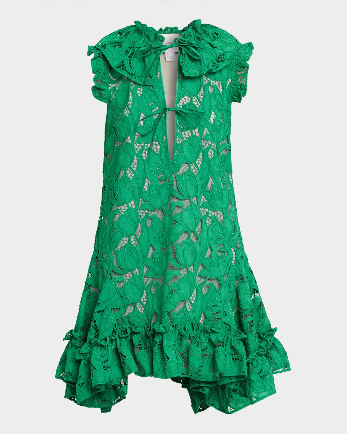 Nora Guipure Lace Mini Dress