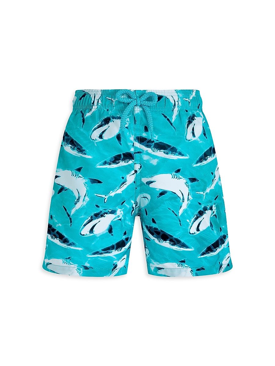 Little Boy's & Boy's Requins Swim Shorts - Lagoon - Size 14