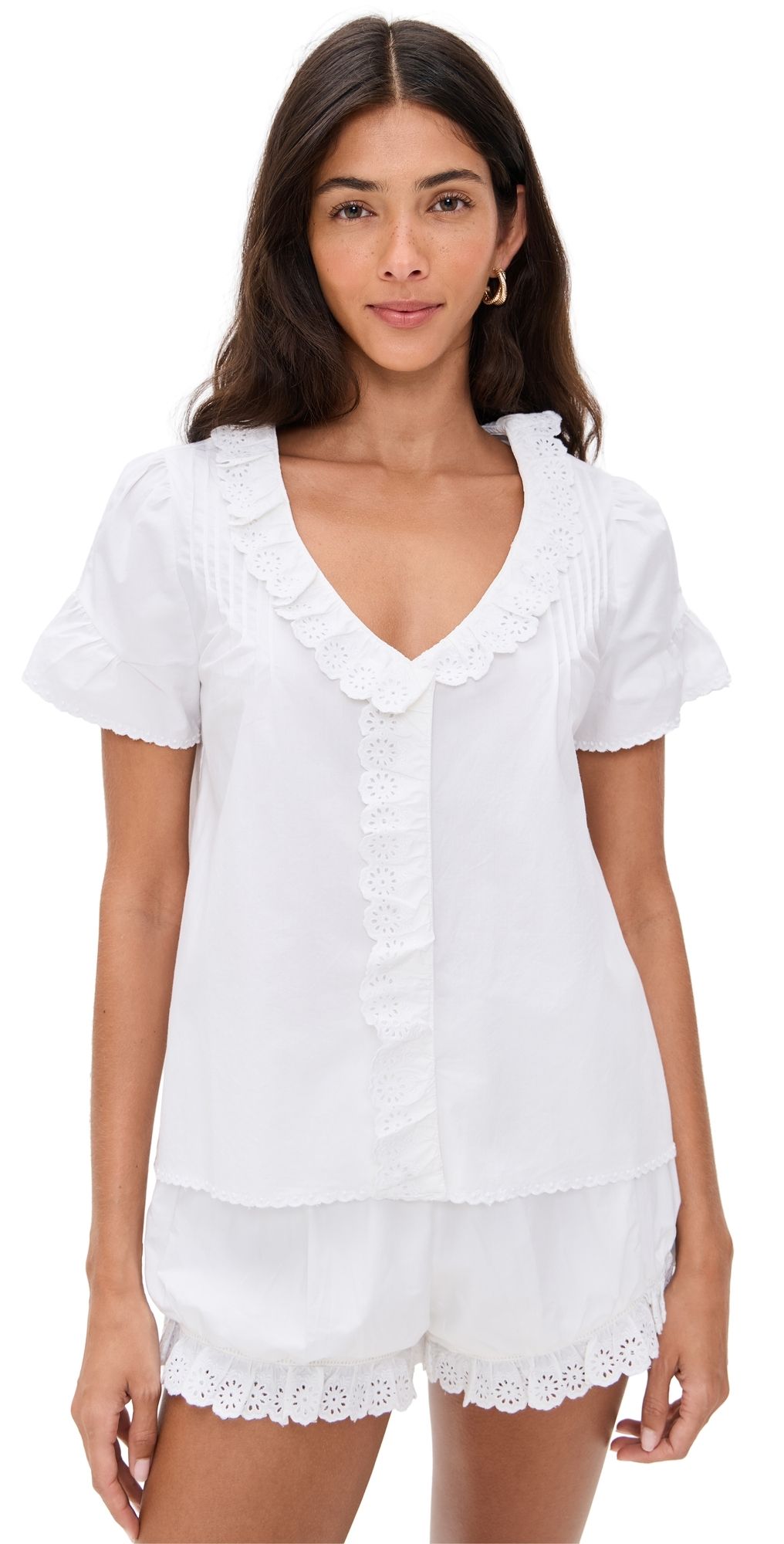 POSSE Ezra Blouse Vintage White XXS