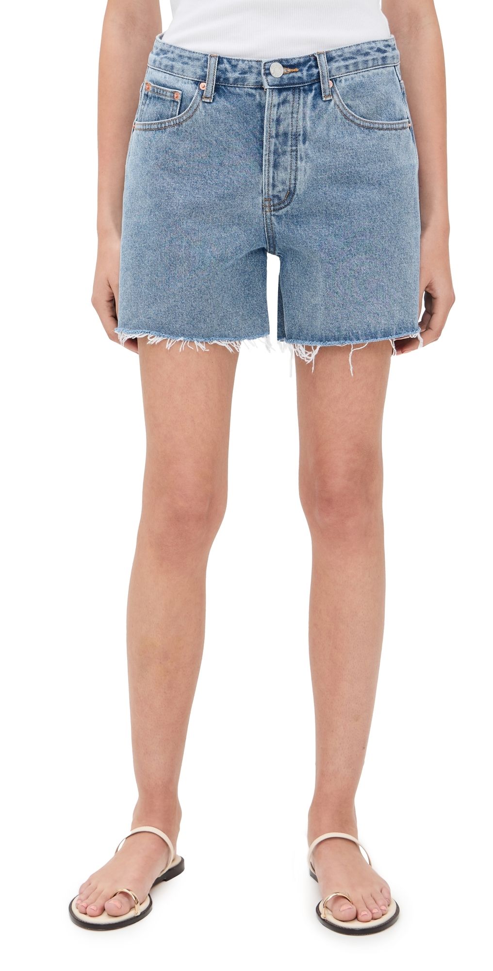 PARKE Vintage Wash Long Baggy Shorts Vintage Wash 31