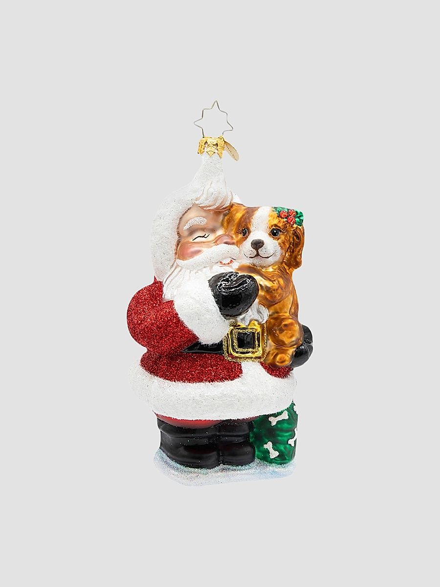 Whimsical Santa Jolly & Pawsome Ornament