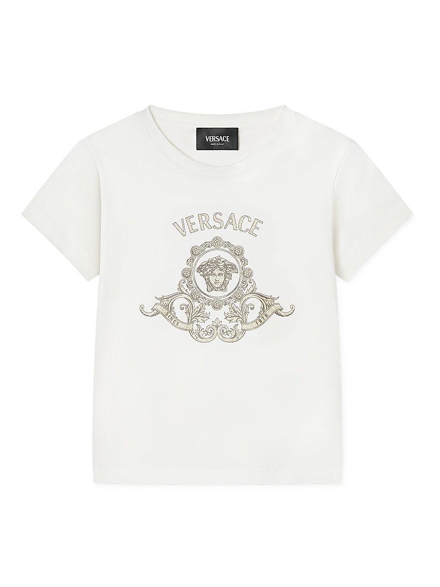 Baby Boy's & Little Boy's Medusa Crest Jersey T-Shirt - White - Size 5