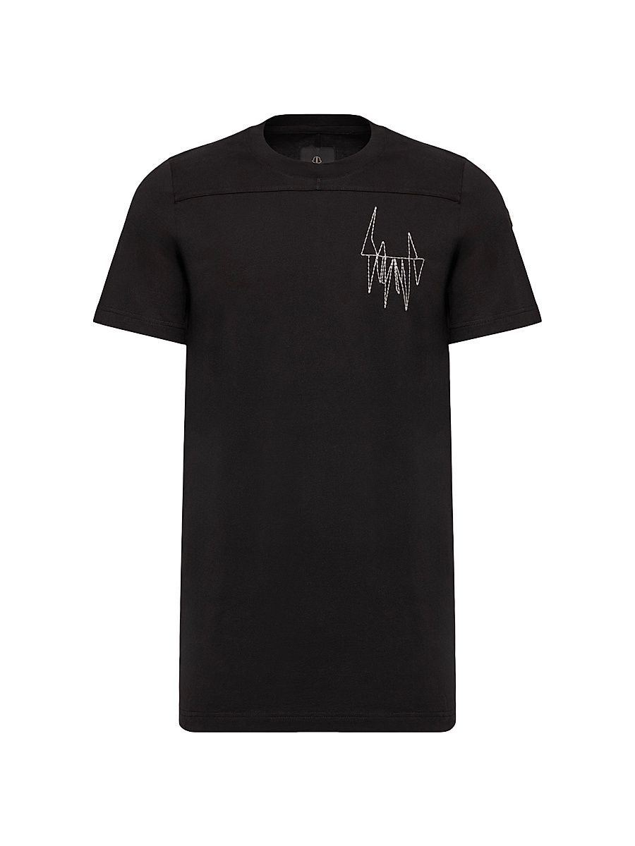 Women's Moncler + Rick Owens Girder Crew Neck T-Shirt in Cotton - Black - Size XL