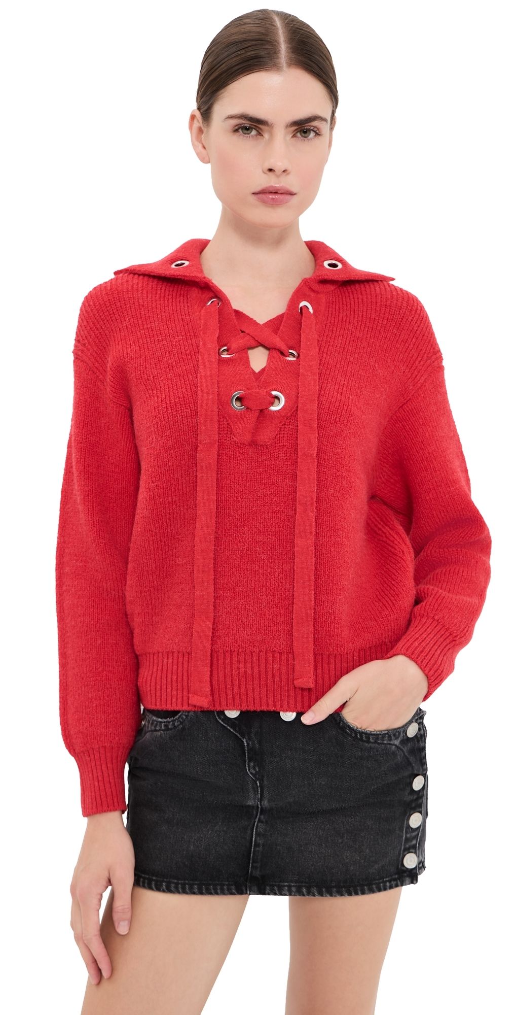 Isabel Marant Ydalia Sweater Red 40