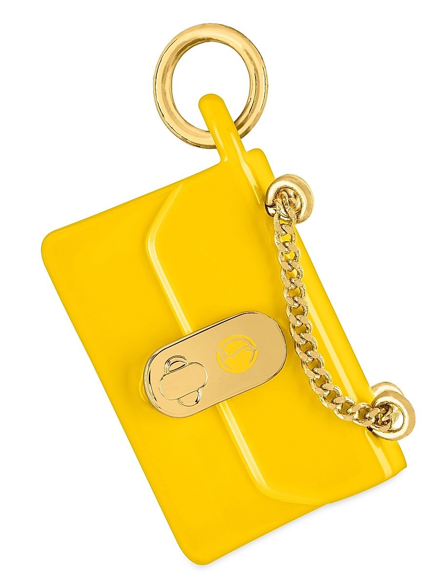 SooooO GlowRouge Louboutin Lipstick Bag Charm - Yellow