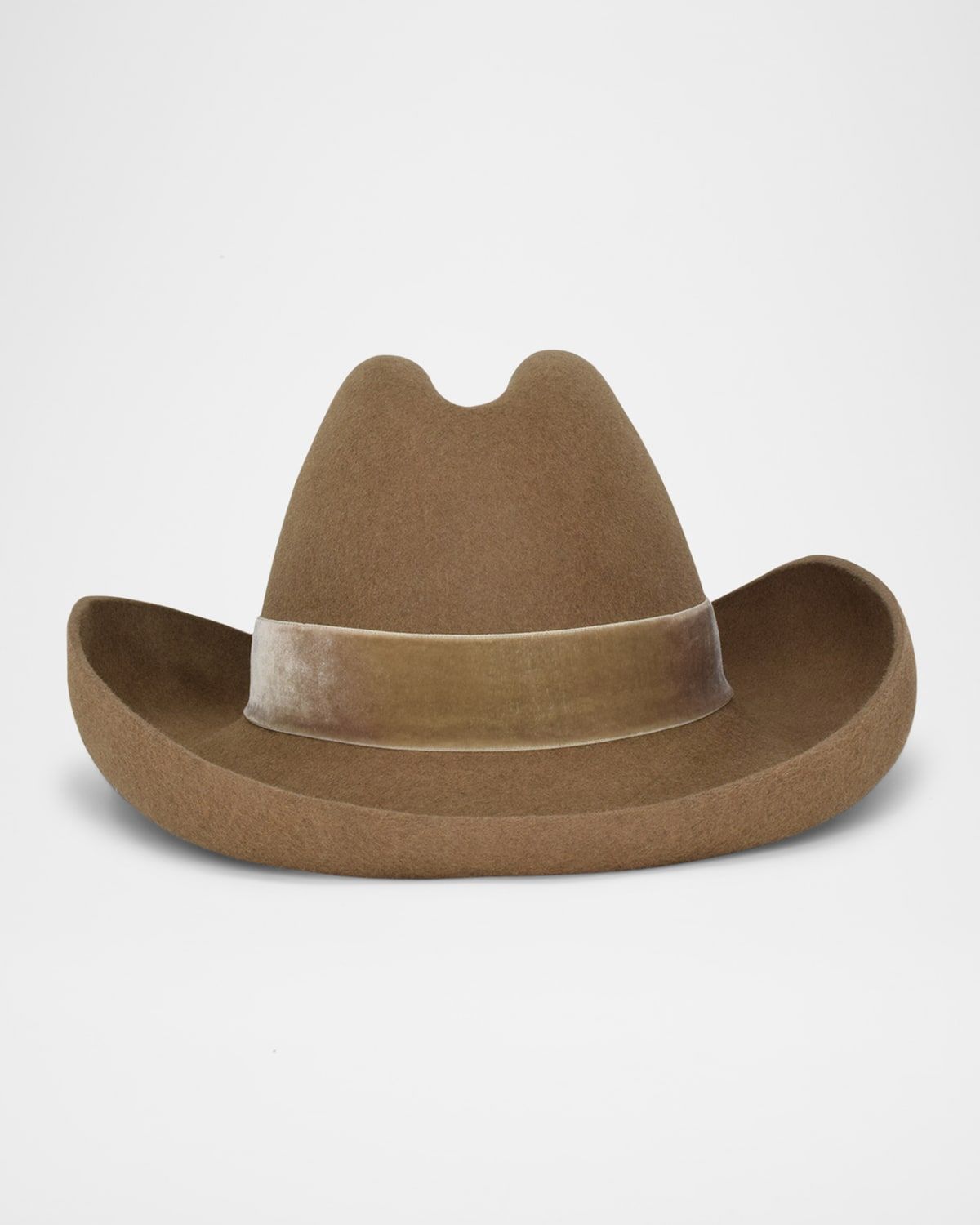 Belle Silk Felt Fedora Hat