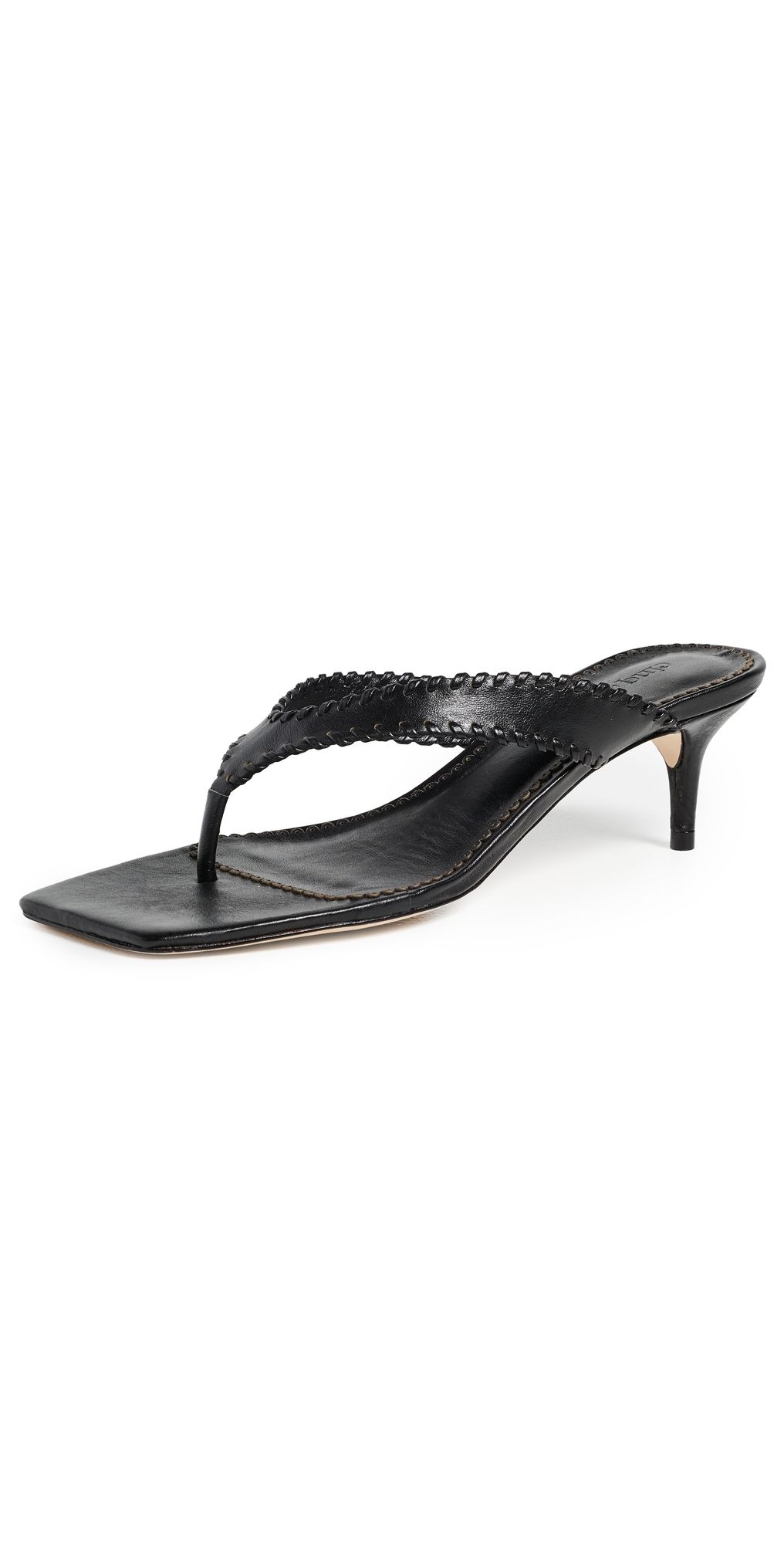 Cinq à Sept Frankie Kitten Heel Sandals Black 36