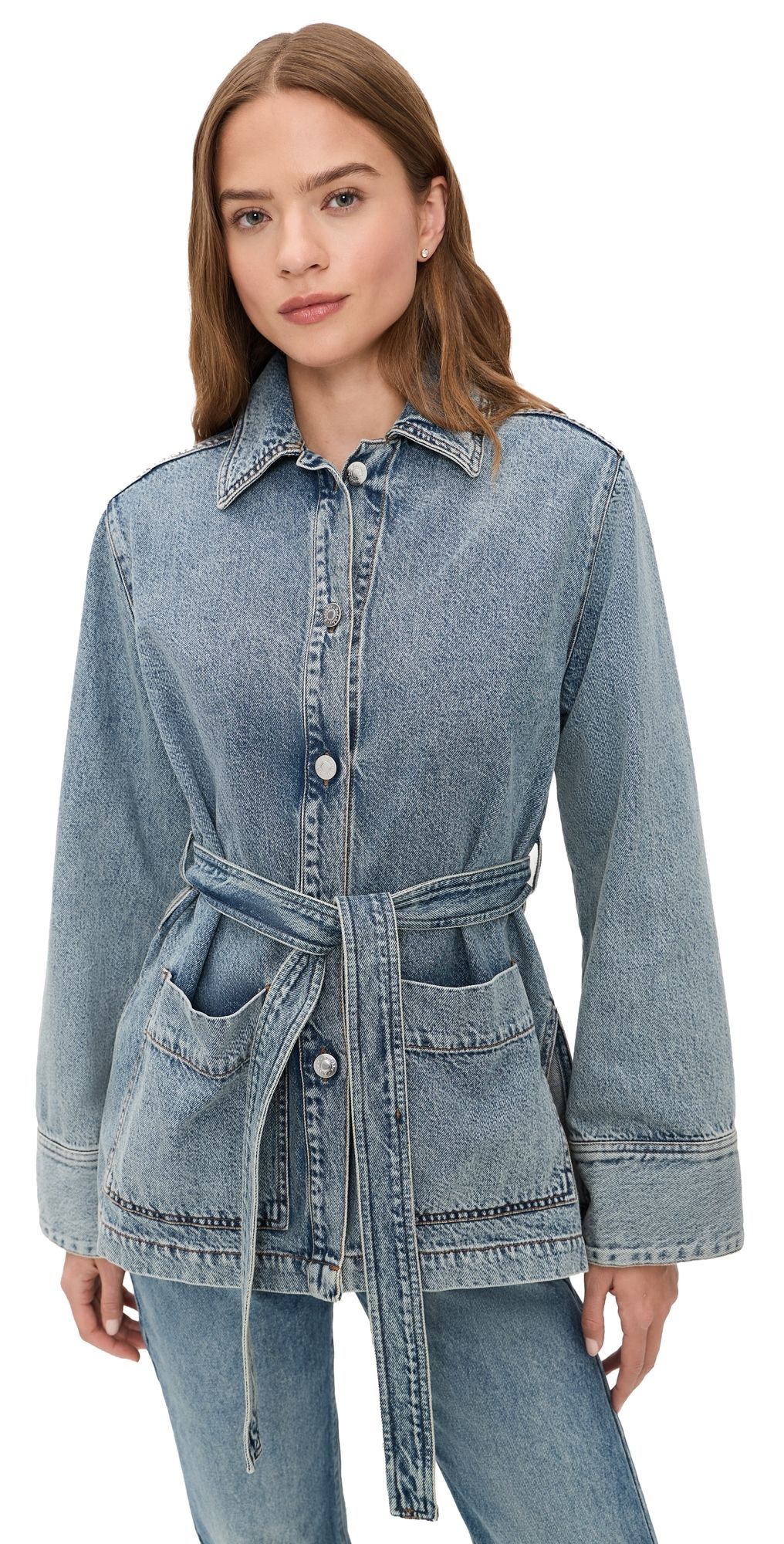 Rodebjer Pico Wash Denim Jacket Indigo S