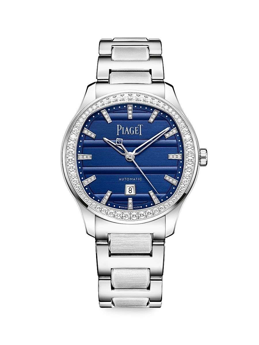 Women's Piaget Polo Stainless Steel & 1.04 TCW Diamond Signature Date Watch/36MM - Steel