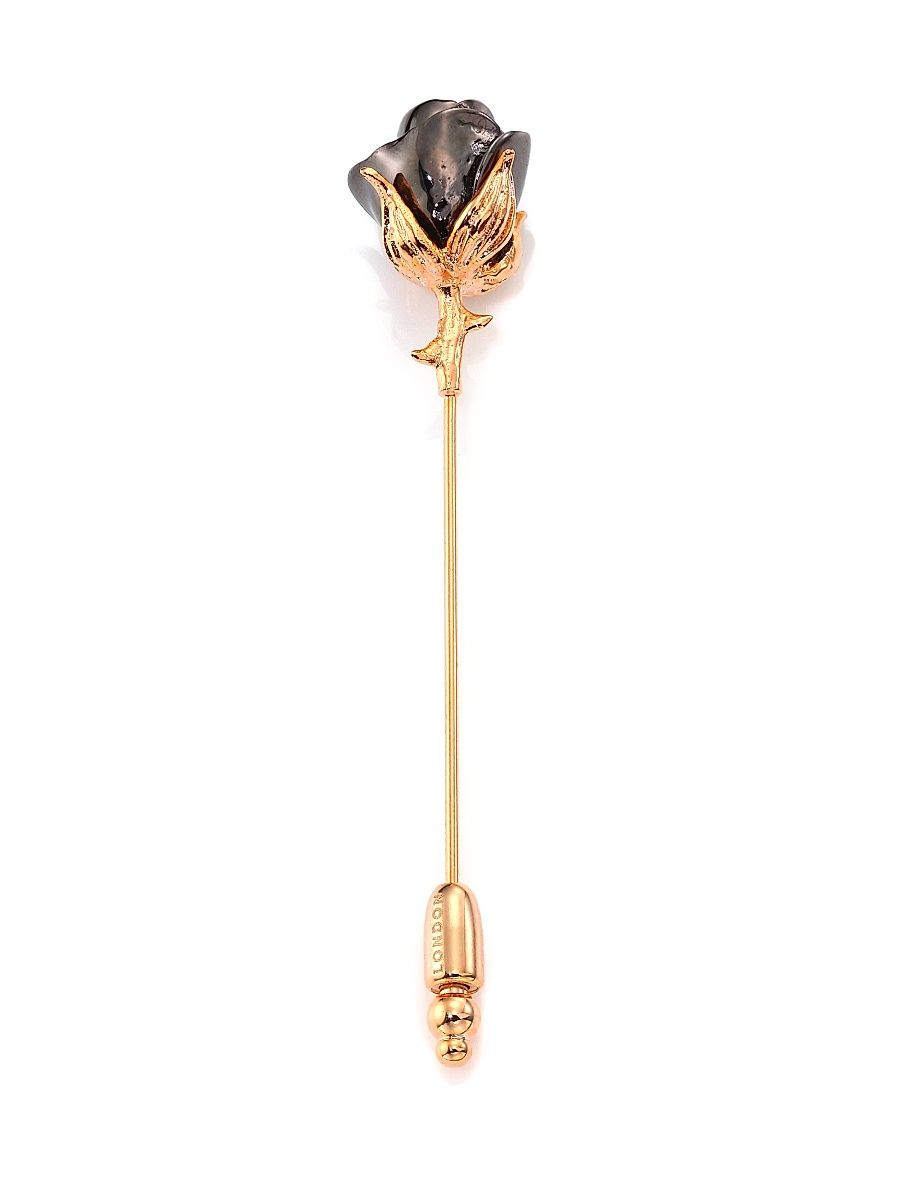 Rose Lapel Pin - Gold