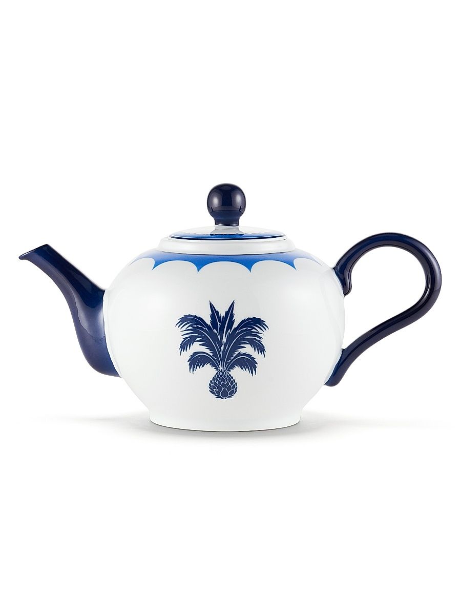 Jaipur Porcelain Teapot - Blue