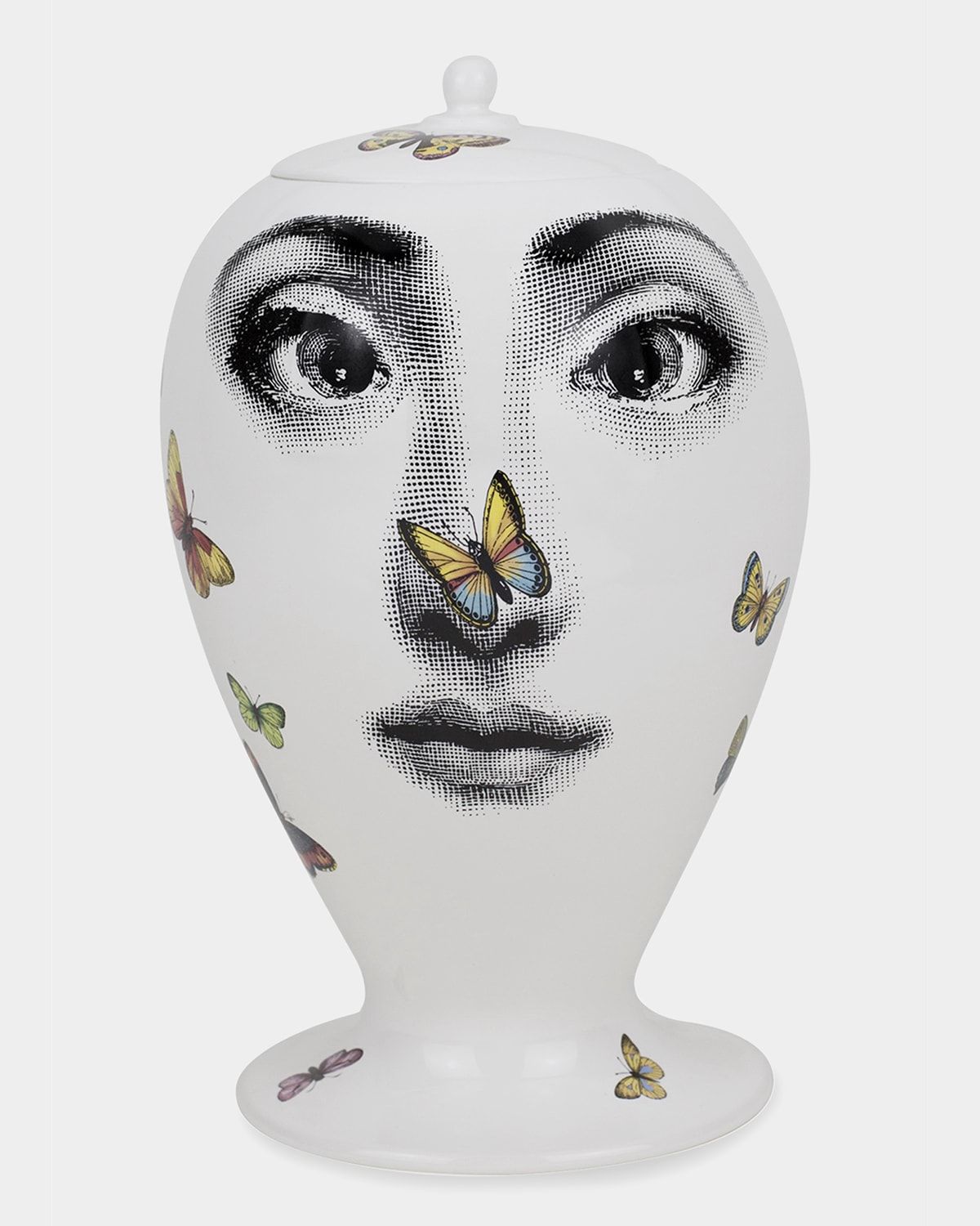 Vase Farfalle Face With Butterflies