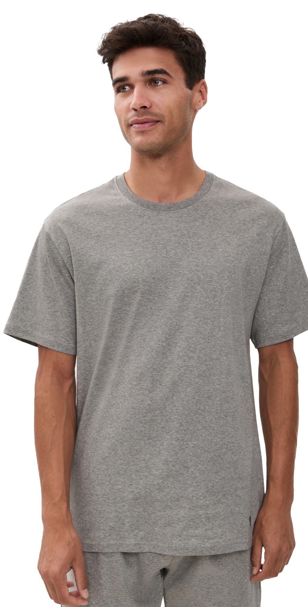 Polo Ralph Lauren Underwear Mercerized Cotton Sleep Shirt Andover Heather S