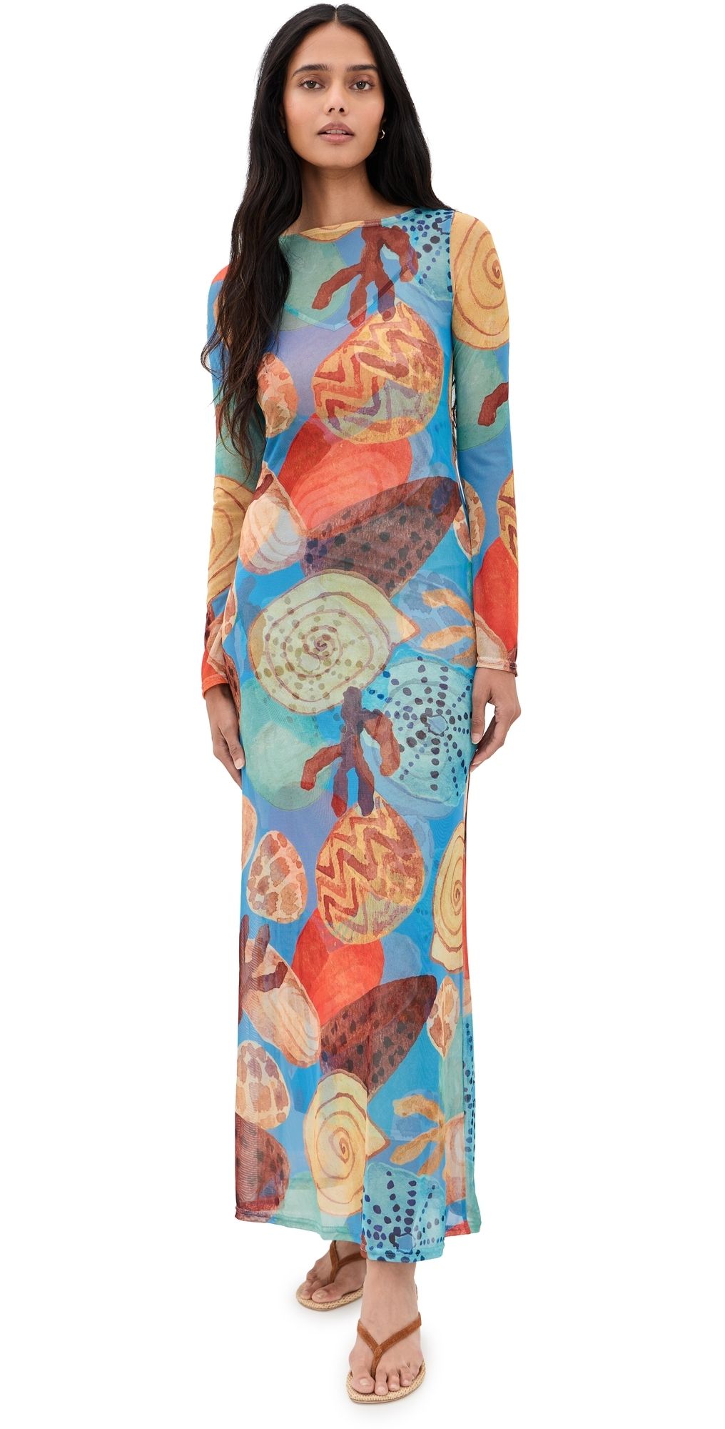 Never Fully Dressed Aria Mesh Dress Blue 12