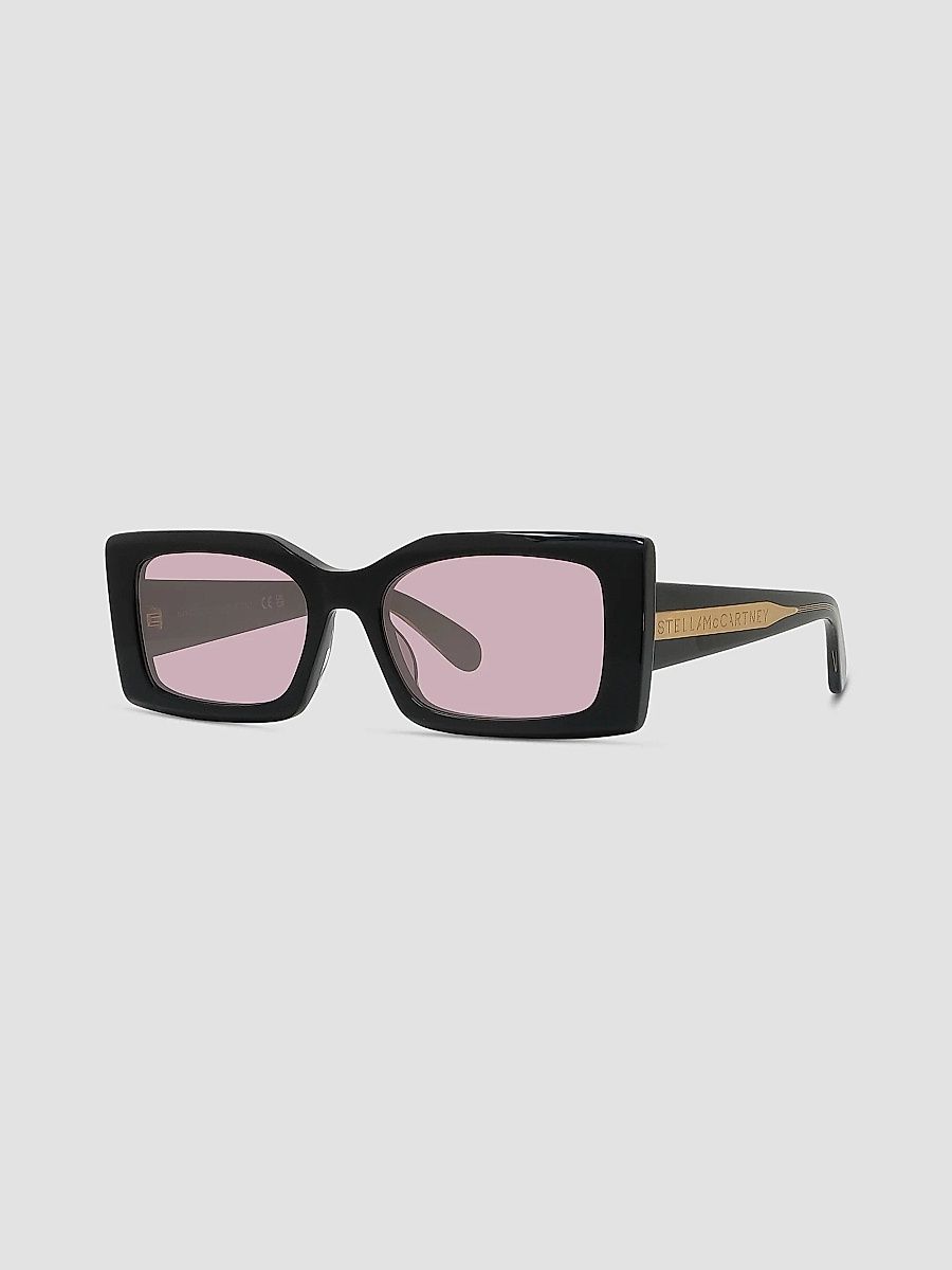 Stella McCartney Women's 2001 54MM Rectangular Sunglasses - Black Lavender