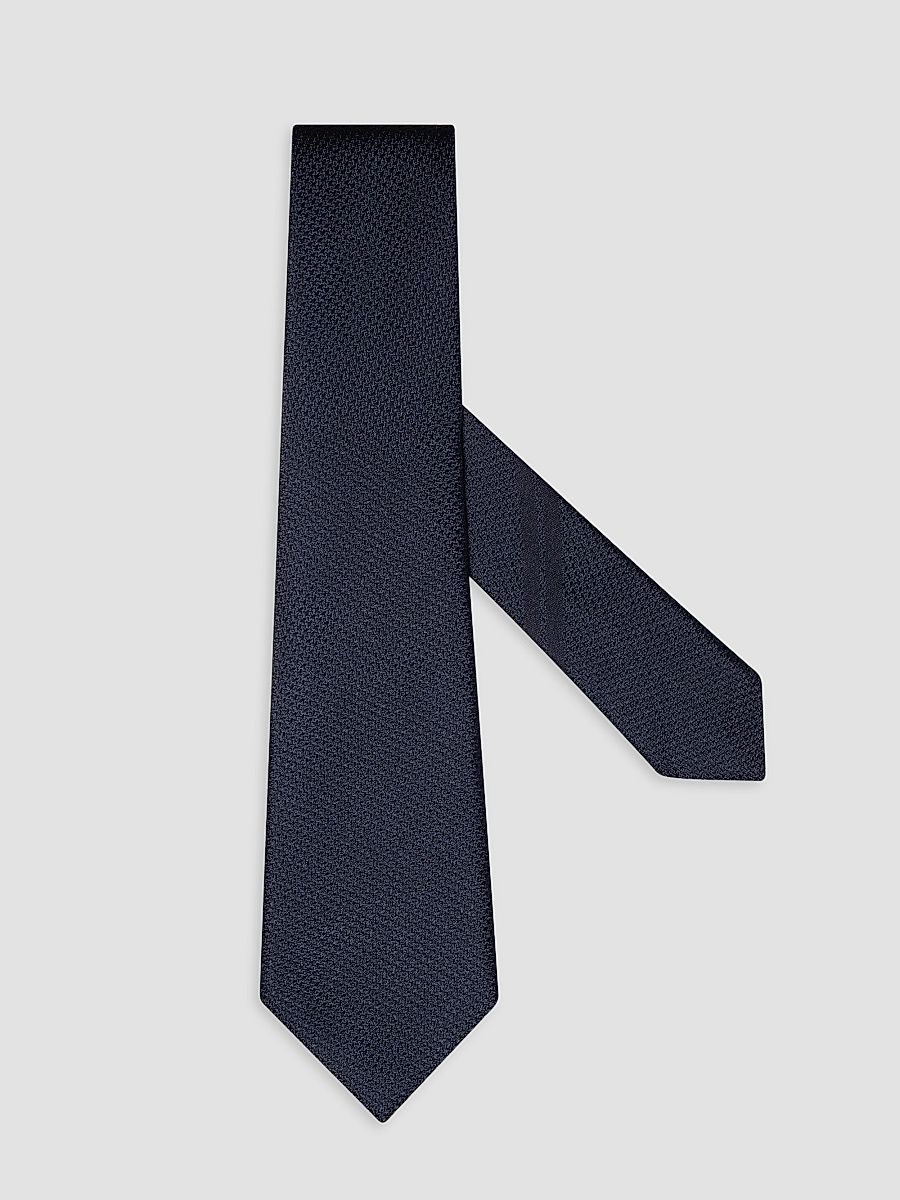 Men's Silk Tie - Navy Blue