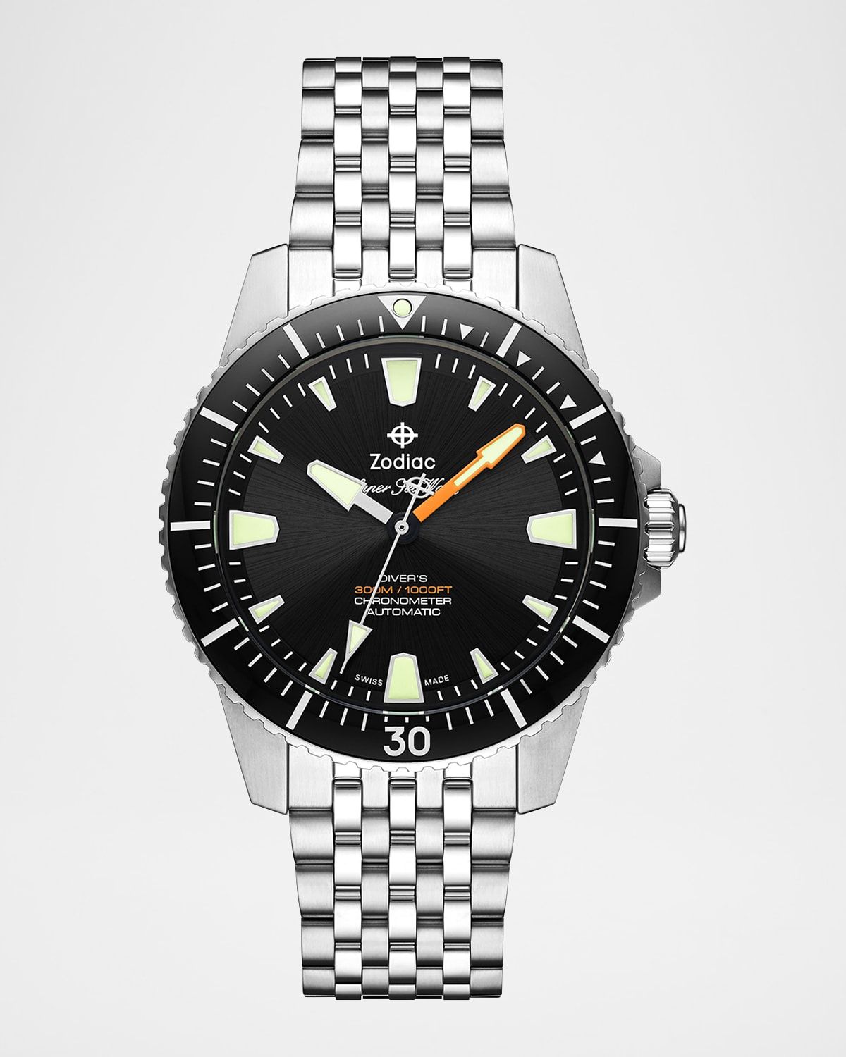 Super Sea Wolf Pro-Diver Automatic Stainless Steel Watch