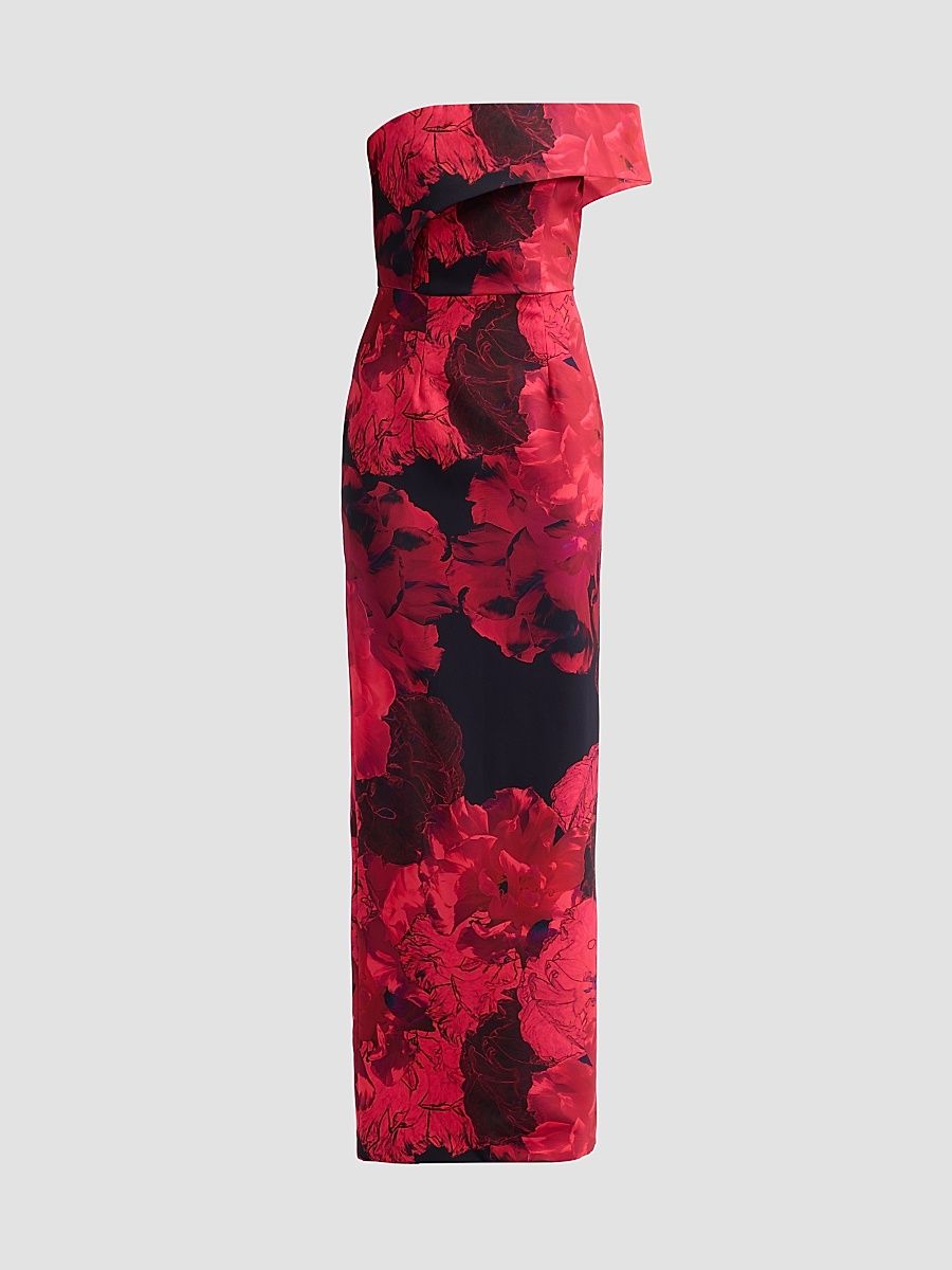 Women's Florin One-Shoulder Maxi Dress - Wild Bloom - Size 10
