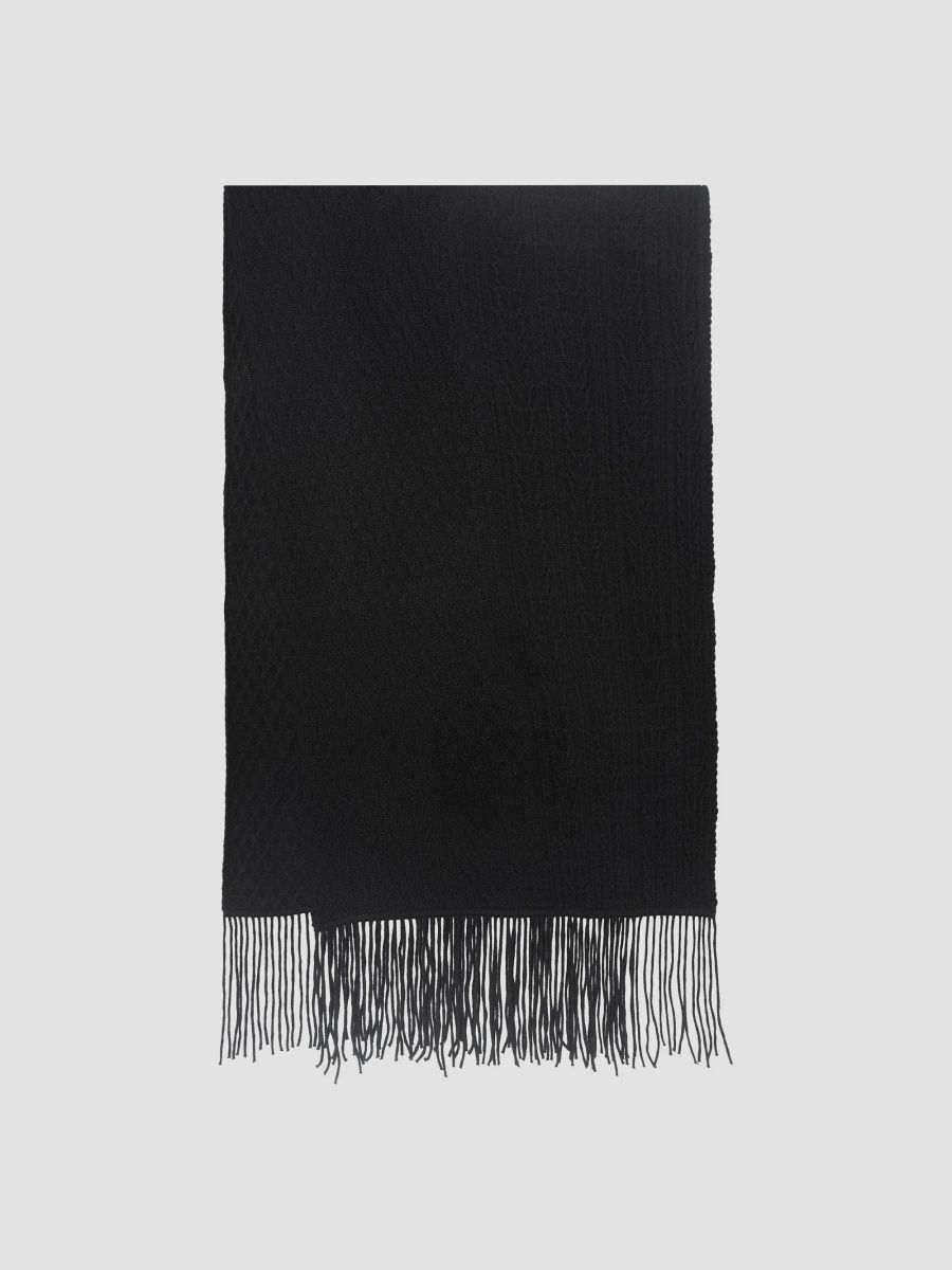 Gorski Women's Select Knit Cashmere Shawl - Black