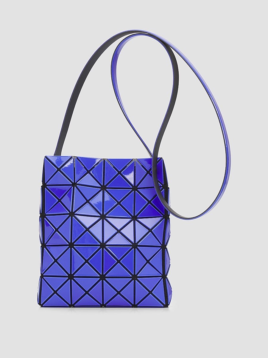Women's Prism Gloss Geometric-Paneled Crossbody Bag - Blue