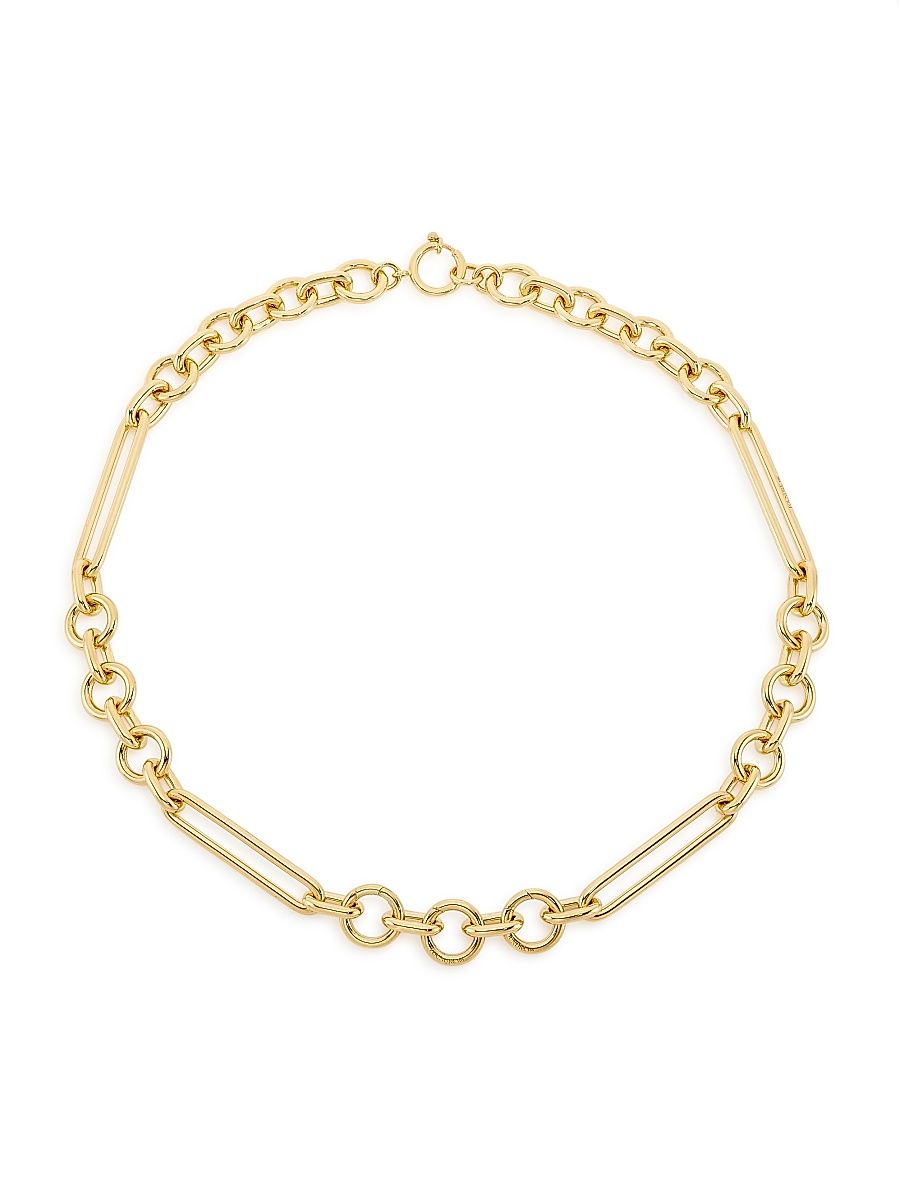 Women's 18K Yellow Gold Oversized Chain Necklace - Yellow Gold