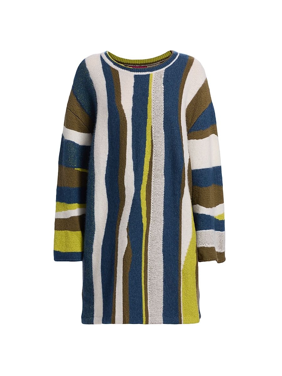 Women's Nora Shore Striped Cotton Tunic - Shore Multi - Size Medium