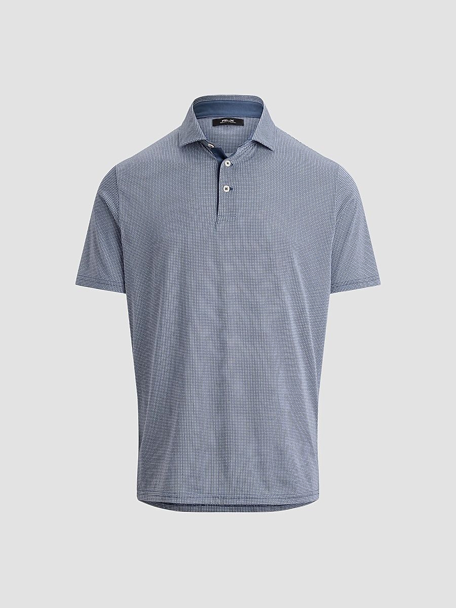 RLX Ralph Lauren Men's Classic-Fit Performance Polo Shirt - Old Royal Course - Size XXL