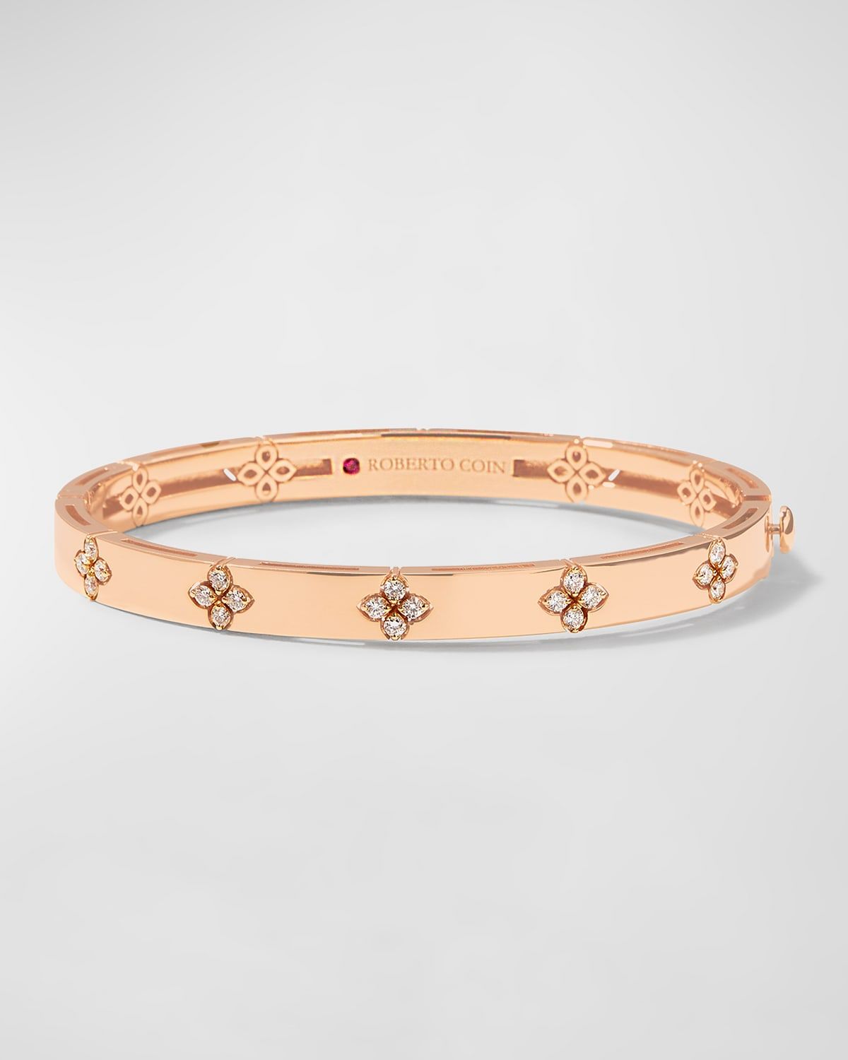 18k Rose Gold Love in Verona Diamond Bangle