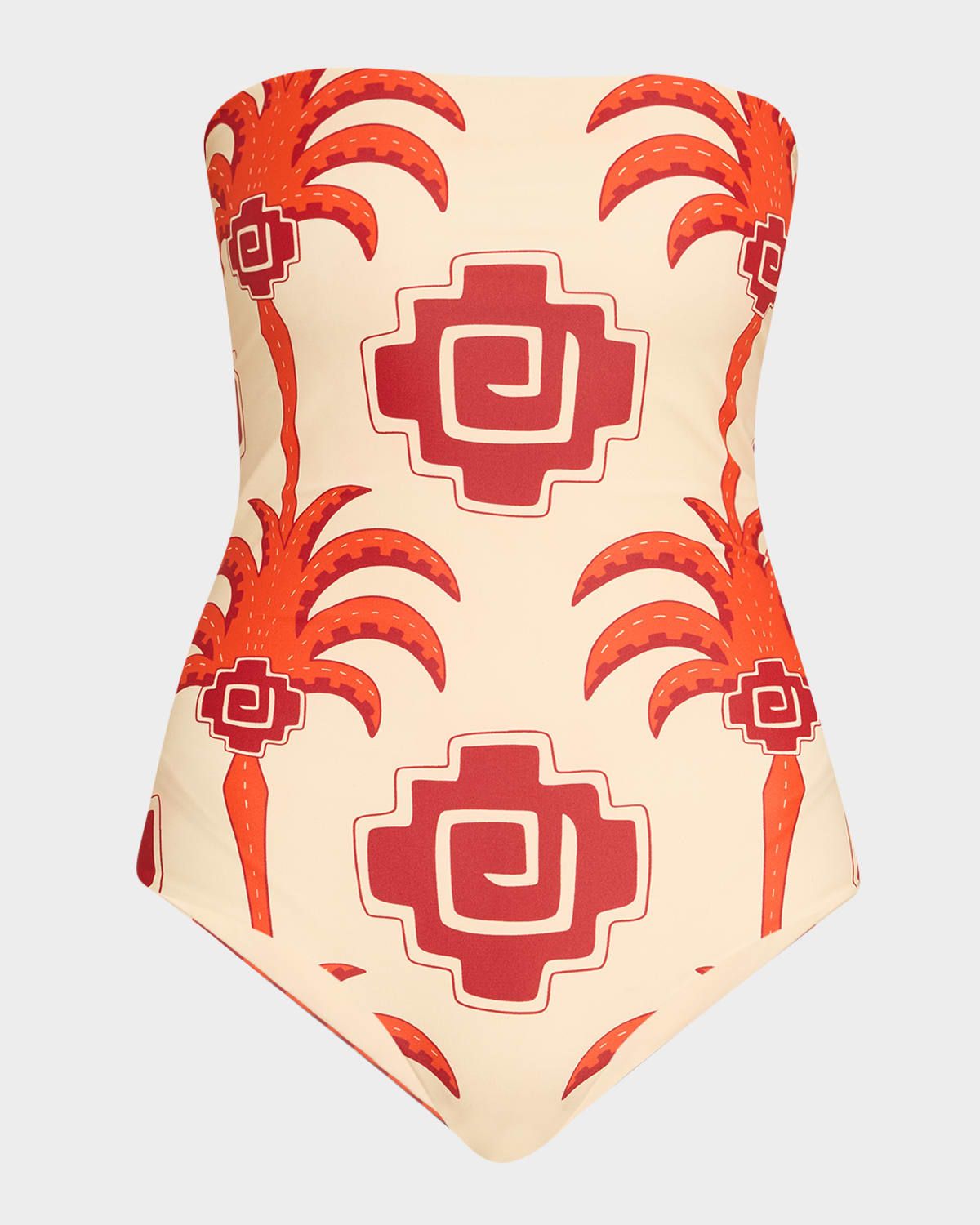 Alta Mar Strapless One-Piece Swimsuit