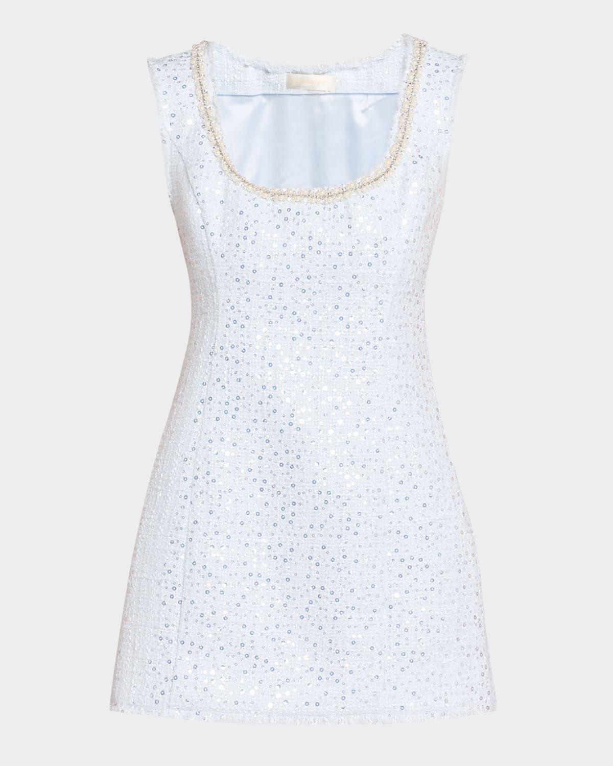 Adelaine Sequined Tweed Mini Dress