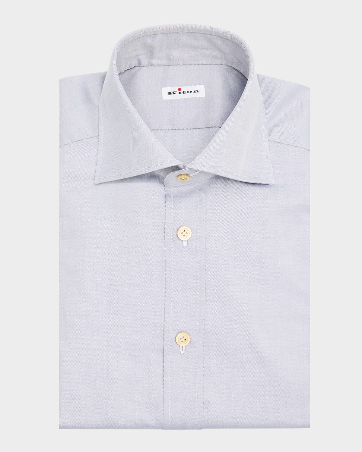 Men & apos;s Cotton Point-Collar Dress Shirt