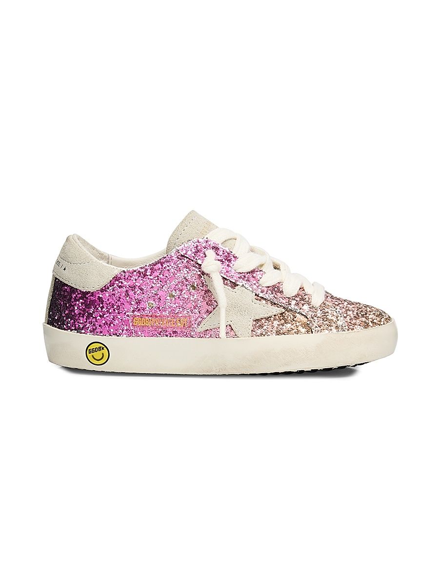Baby's & Little Girl's Super Star Gradient Glitter Low-Top Sneakers - Size 7 (Toddler)