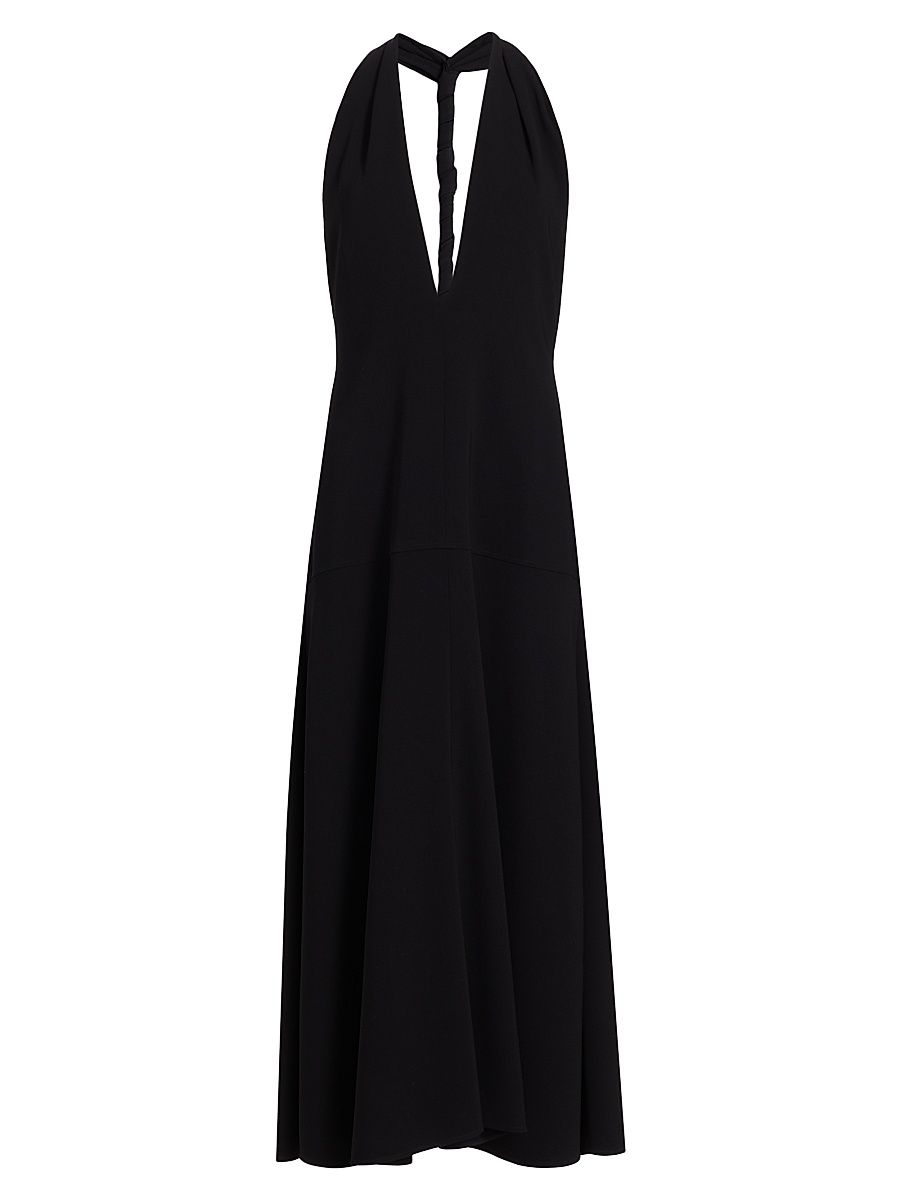 Women's Twisted Back Maxi Dress - Black - Size 12