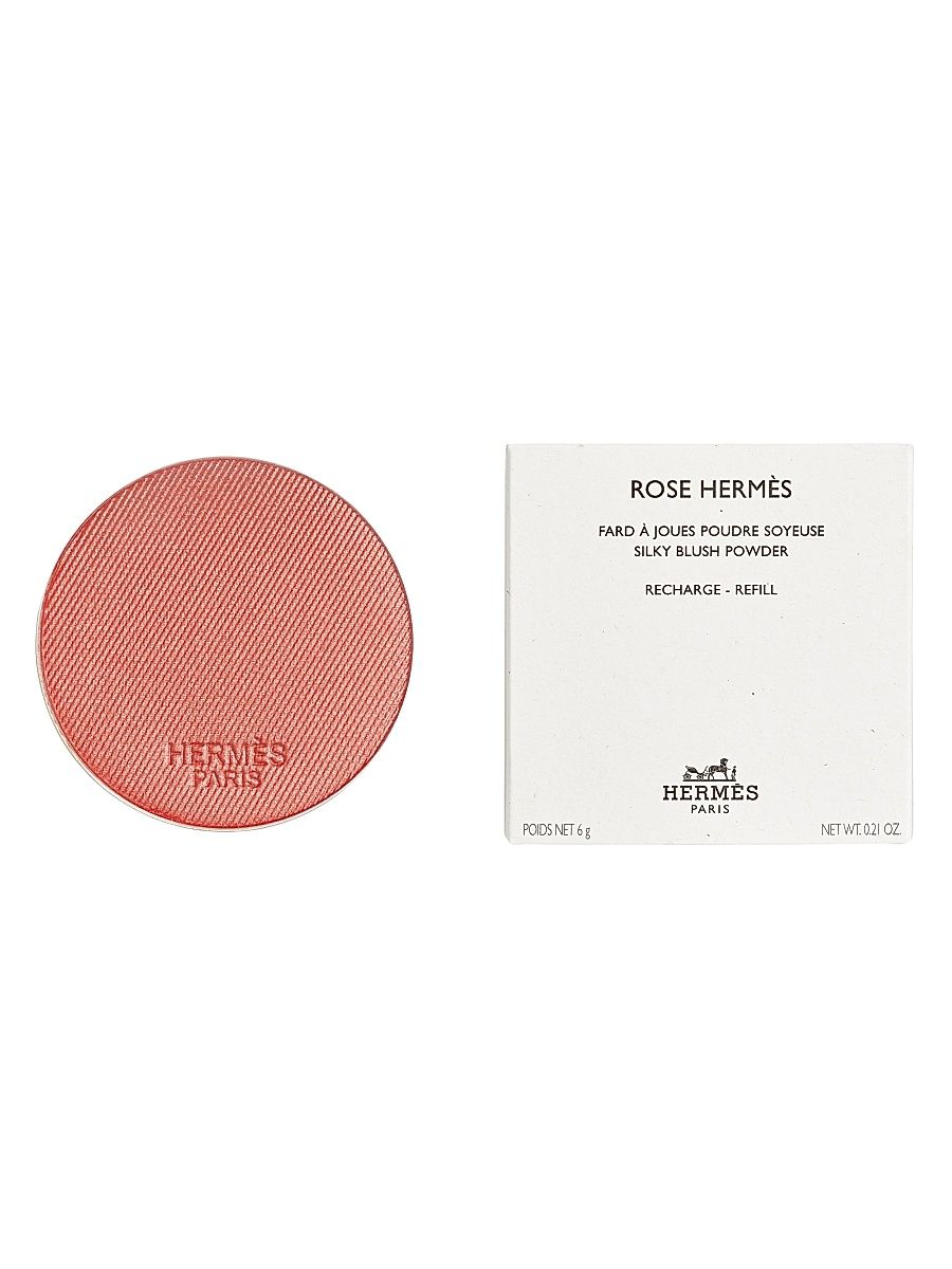 Women's Rose Hermès Silky Blush Powder Refill - 58 Rose Cuivre
