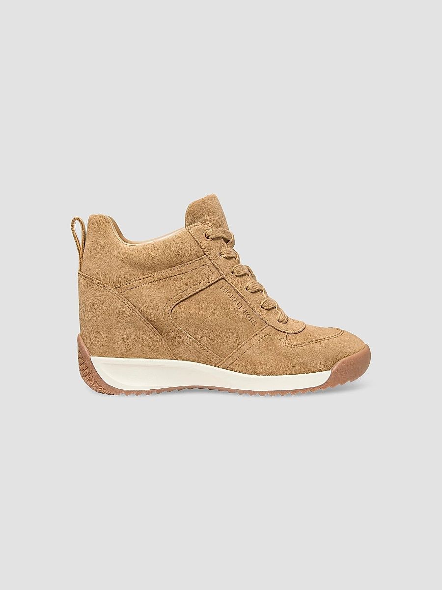 Women's Nikko S2 76MM Wedge Fashion Active Trainer - Burnt Khaki - Size 11