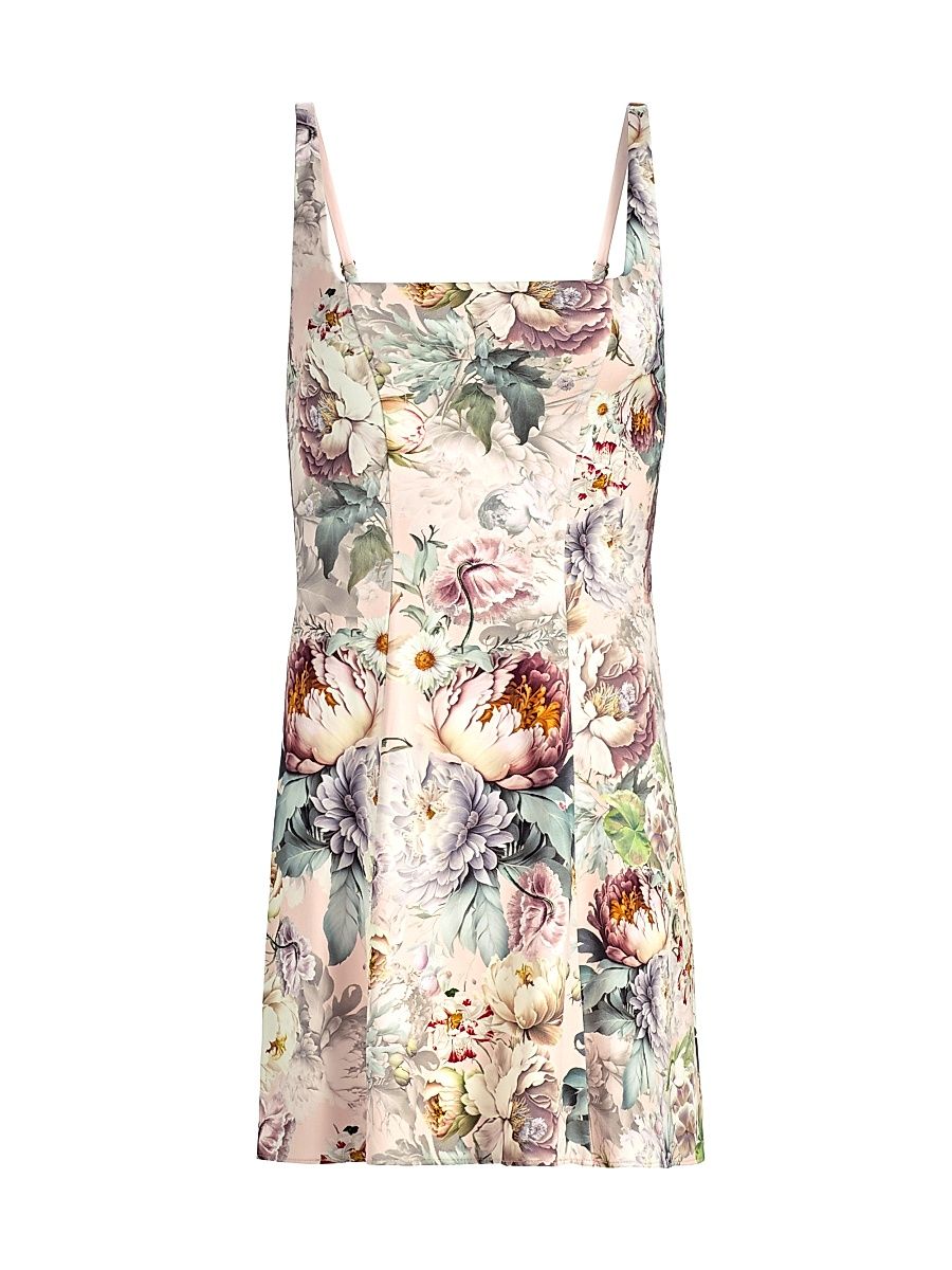 Women's Julia Floral Minidress - Sweet Peony - Size 14