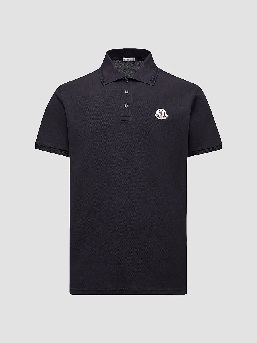 Men's Polo Shirt in Cotton Piquet - Night Blue - Size XXXL