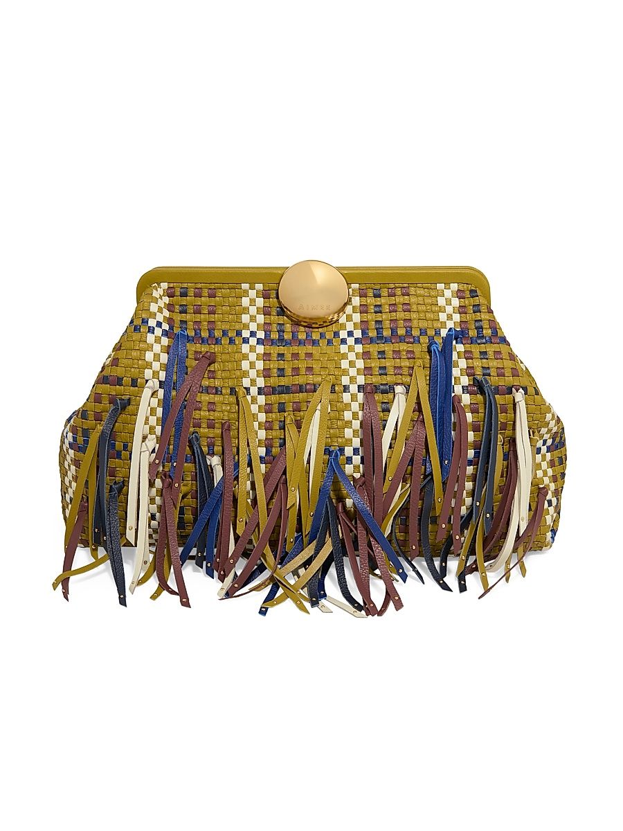 Women's Full Circle Novelty XL Clutch - Fringe Woven