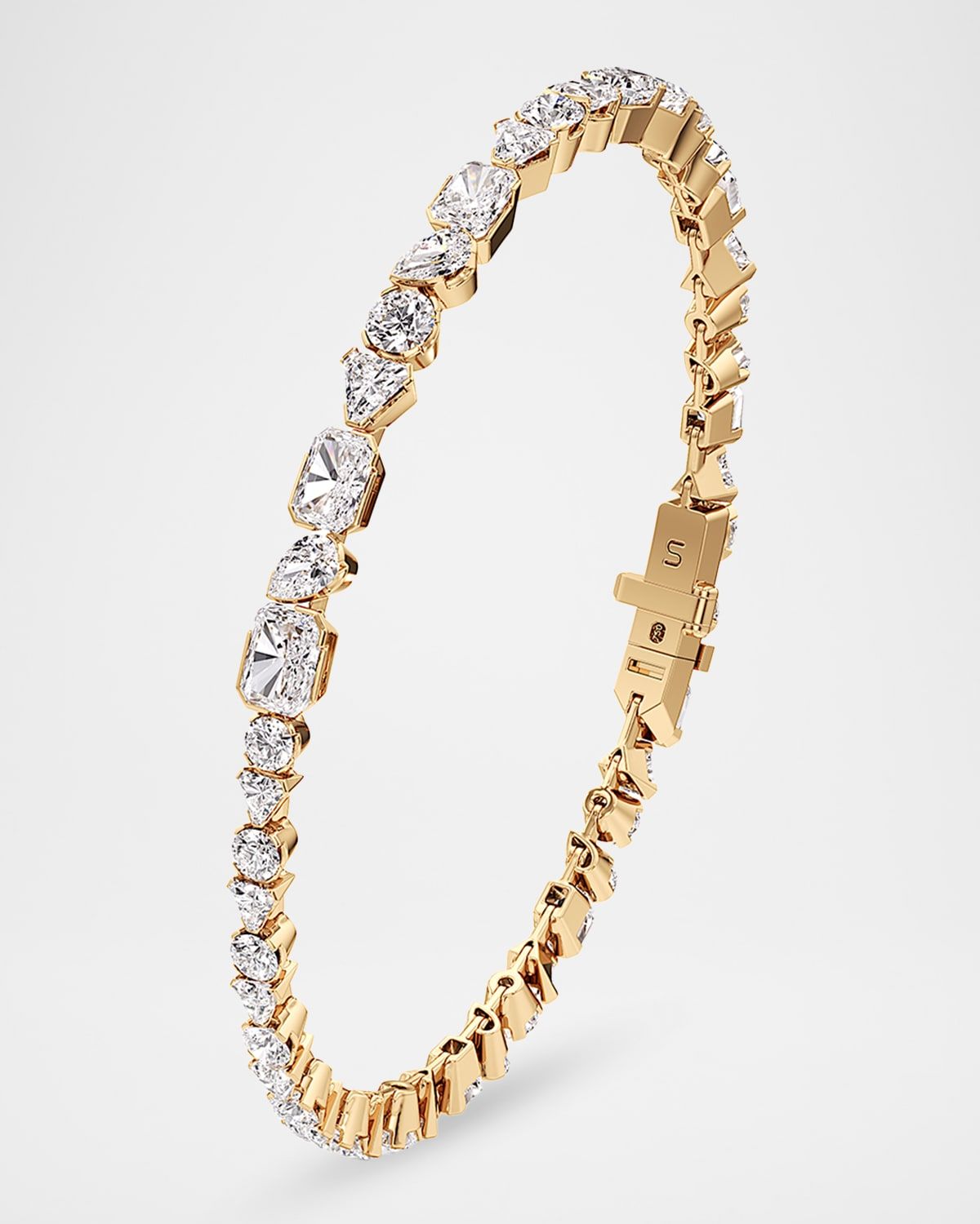 Meta Lab-Grown Diamond Eternity Bracelet in 18K Yellow Gold