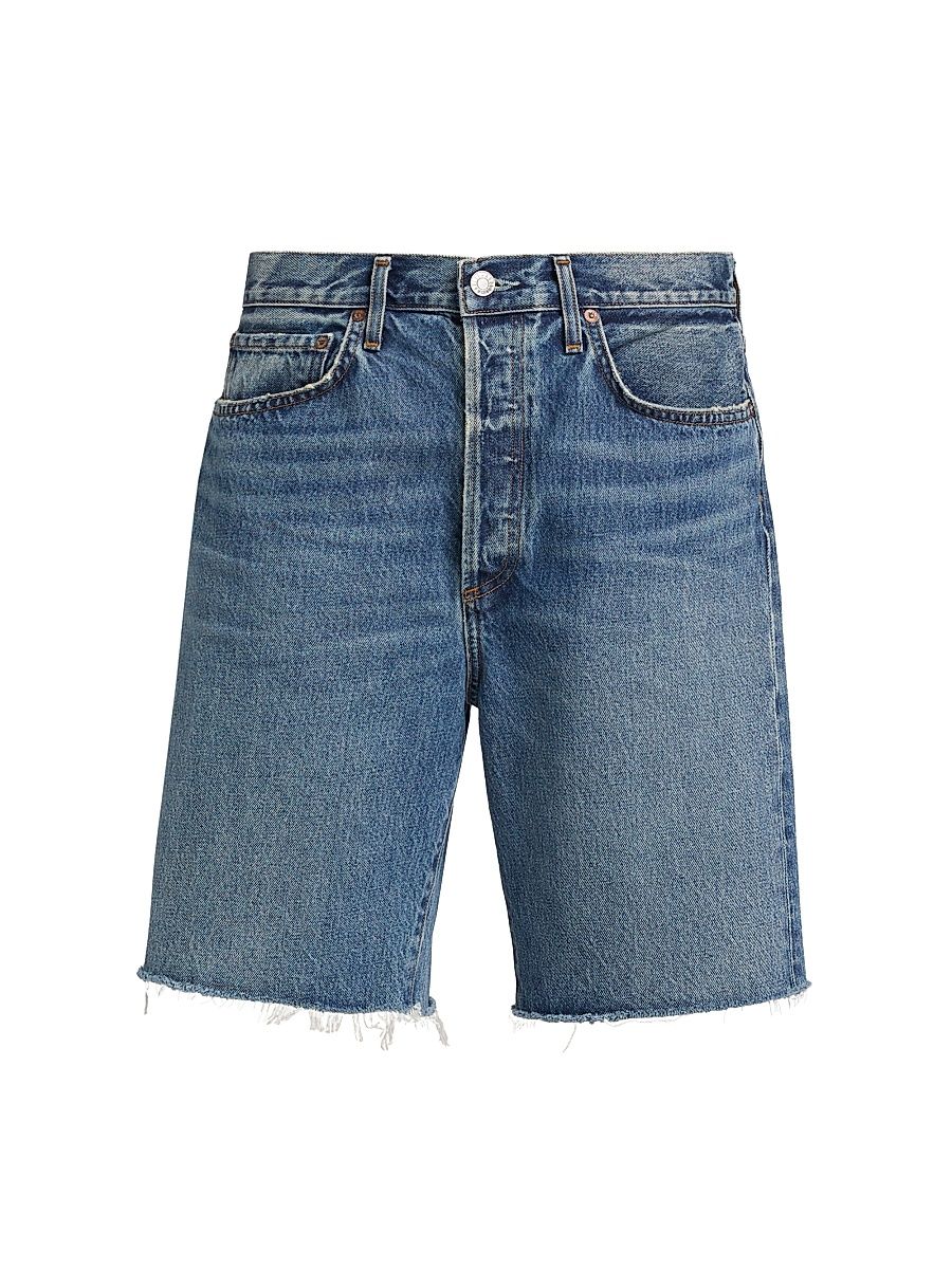 Women's 90s Denim Shorts - Ruin Medium Vintage Indigo - Size 26